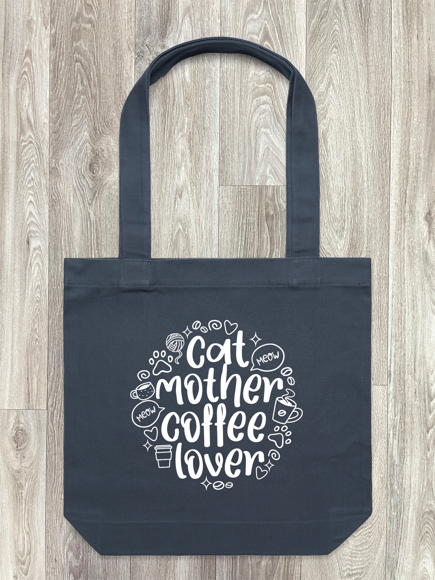 Cat Mother Coffee Lover Edith Tote Bag