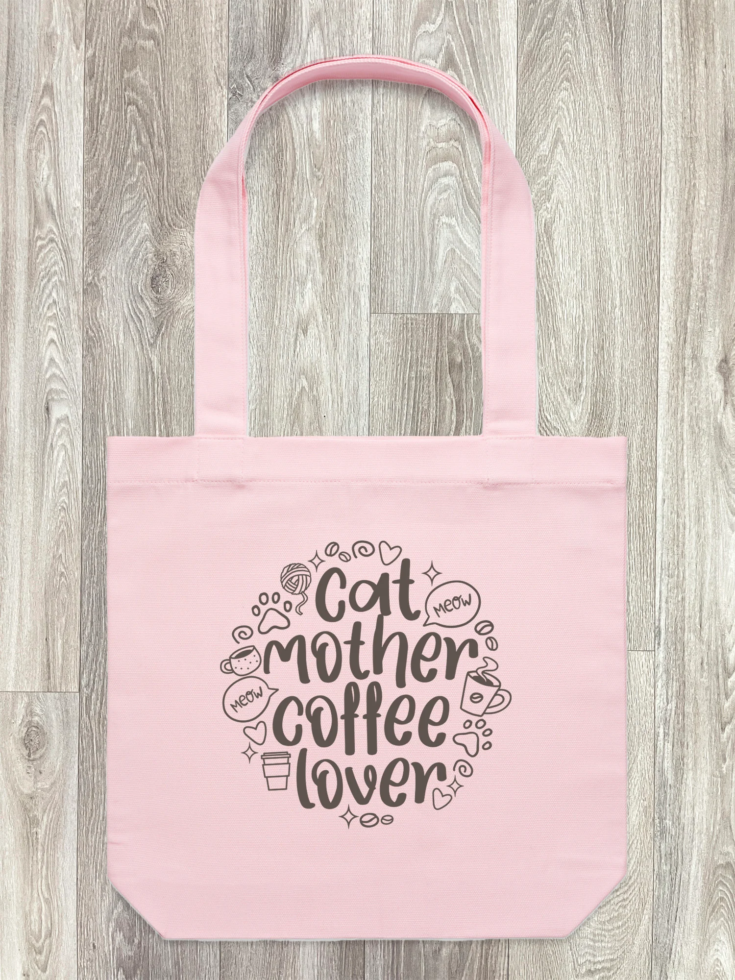 Cat Mother Coffee Lover Edith Tote Bag - Image 8