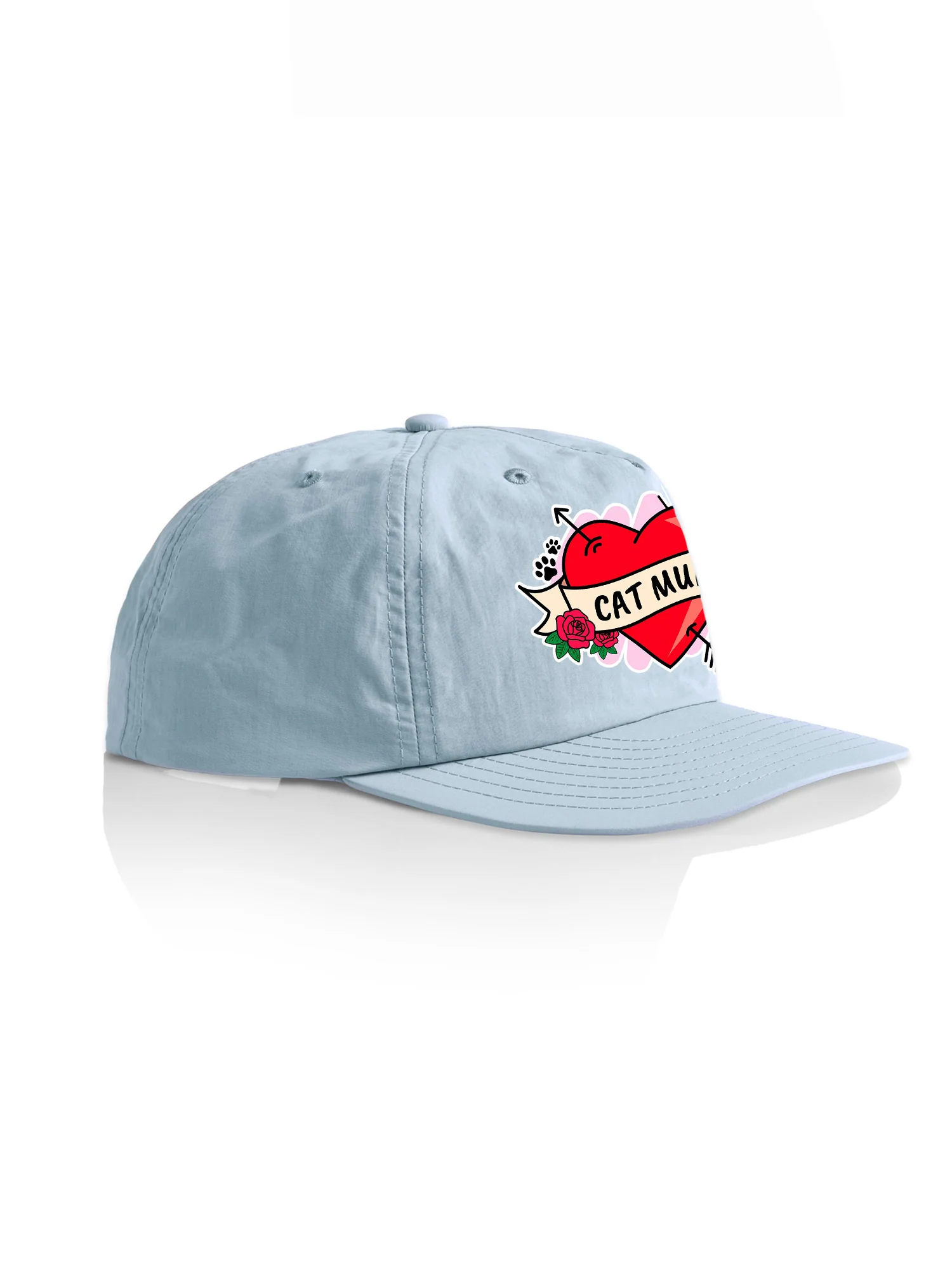 Cat Mum Heart Tattoo Quick-Dry Cap - Image 15