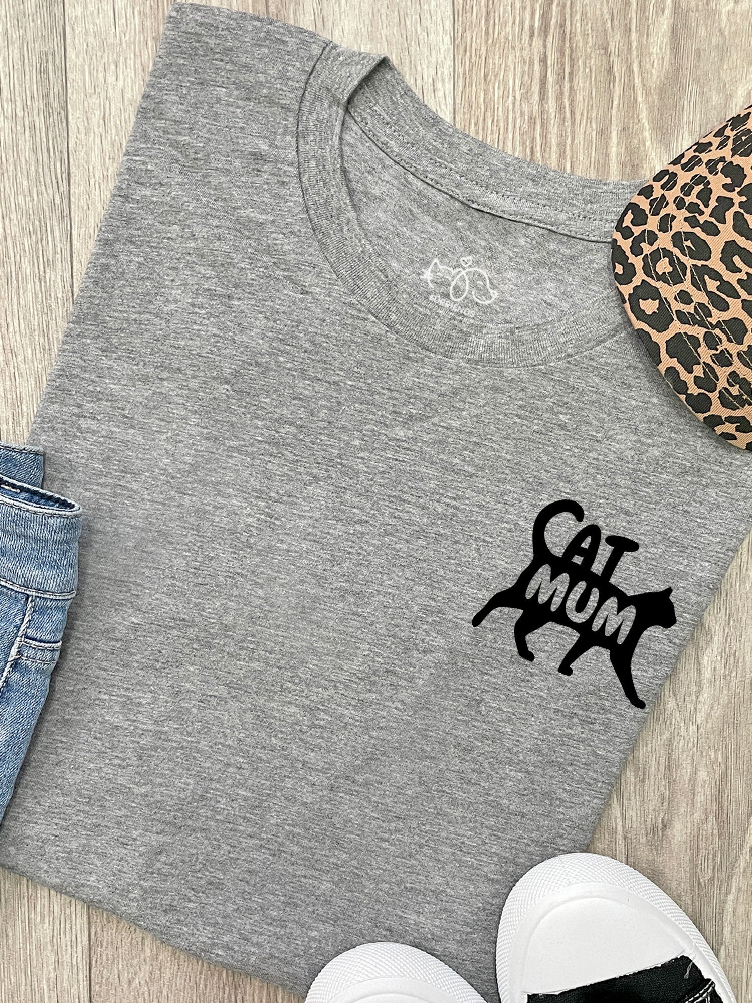 Cat Mum Silhouette Ava Women's Regular Fit Tee - Image 11