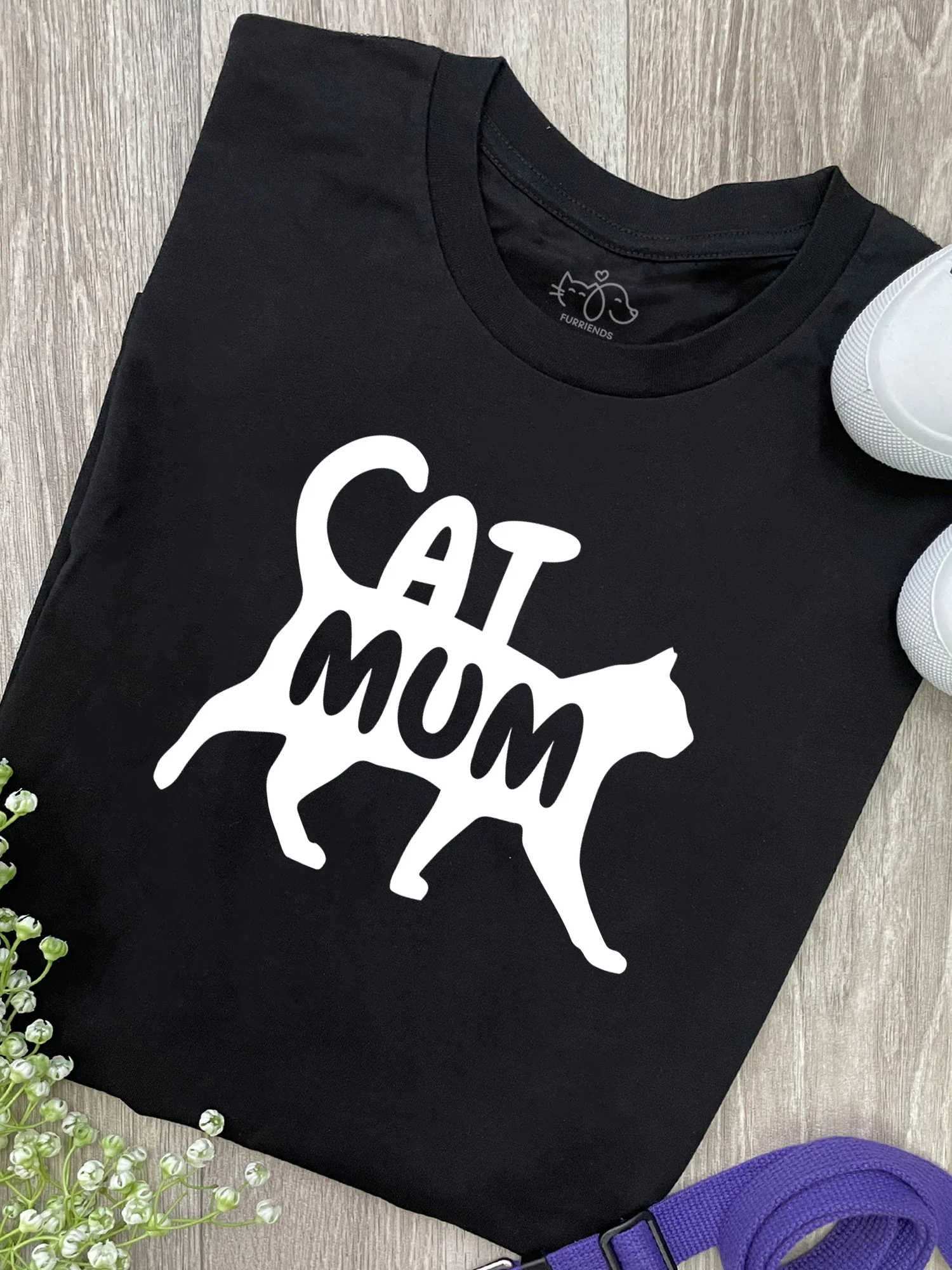 Cat Mum Silhouette Ava Women's Regular Fit Tee - Image 4