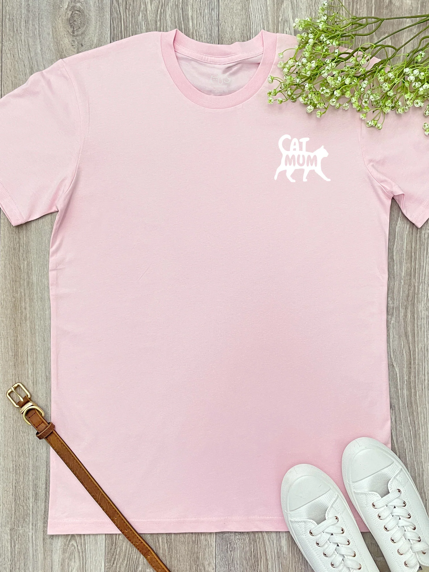 Cat Mum Silhouette Essential Unisex Tee - Image 10