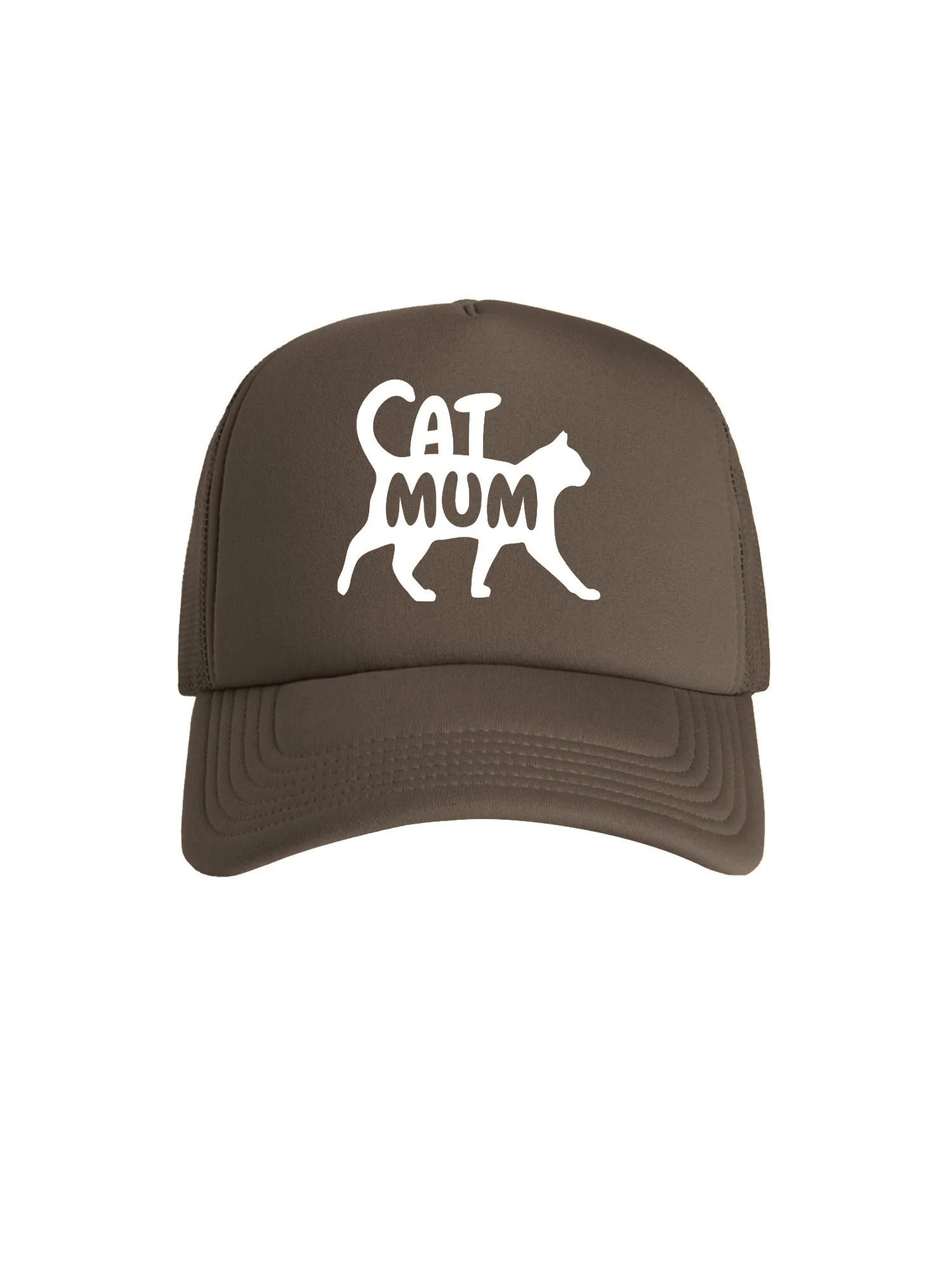 Cat Mum Silhouette Foam Trucker Cap - Image 14