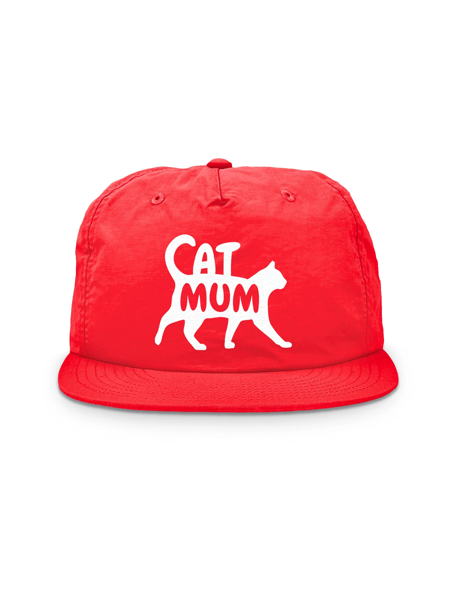 Cat Mum Silhouette Quick-Dry Cap - Image 4