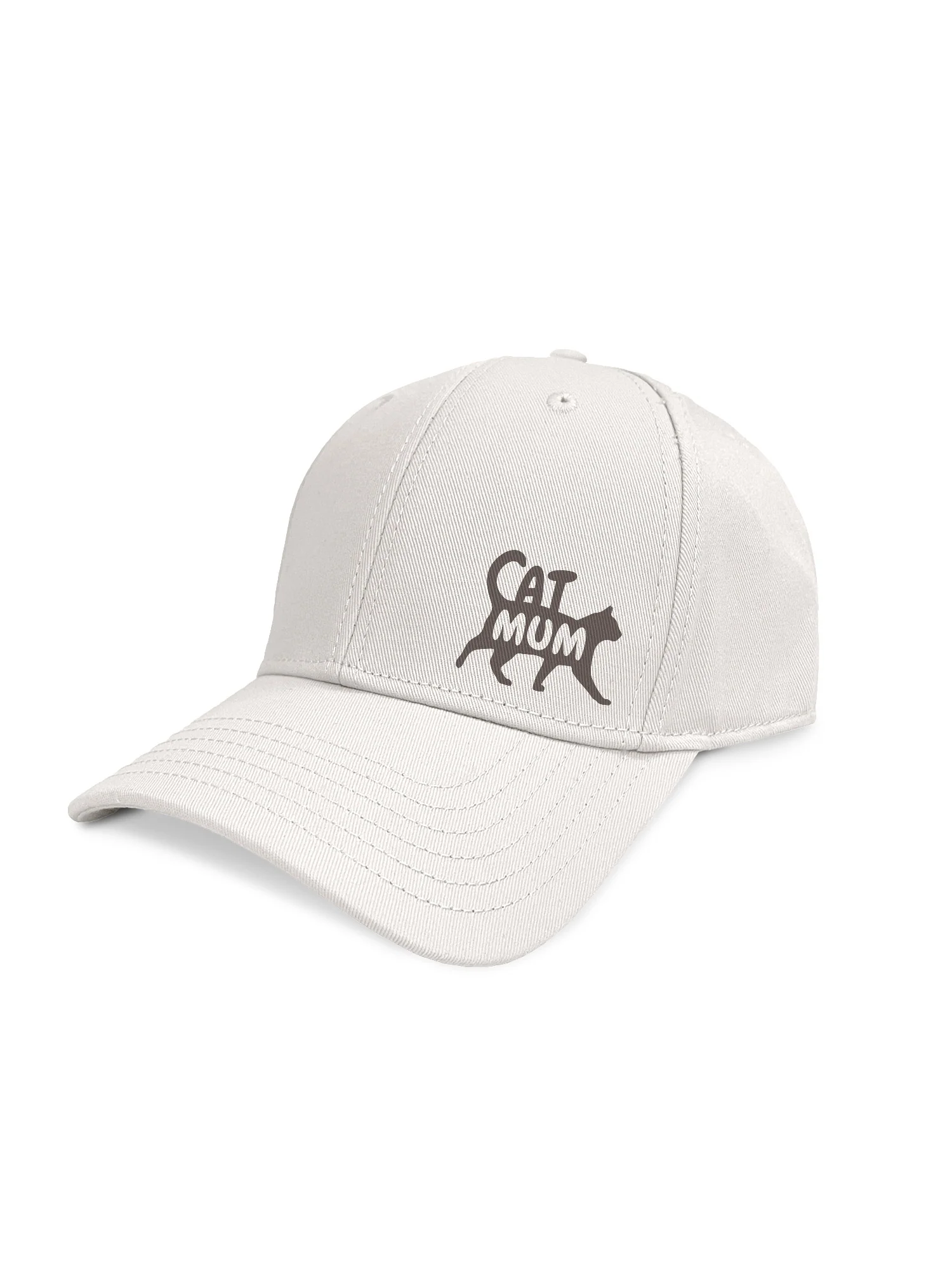 Cat Mum Silhouette Snapback Icon Cap - Image 5