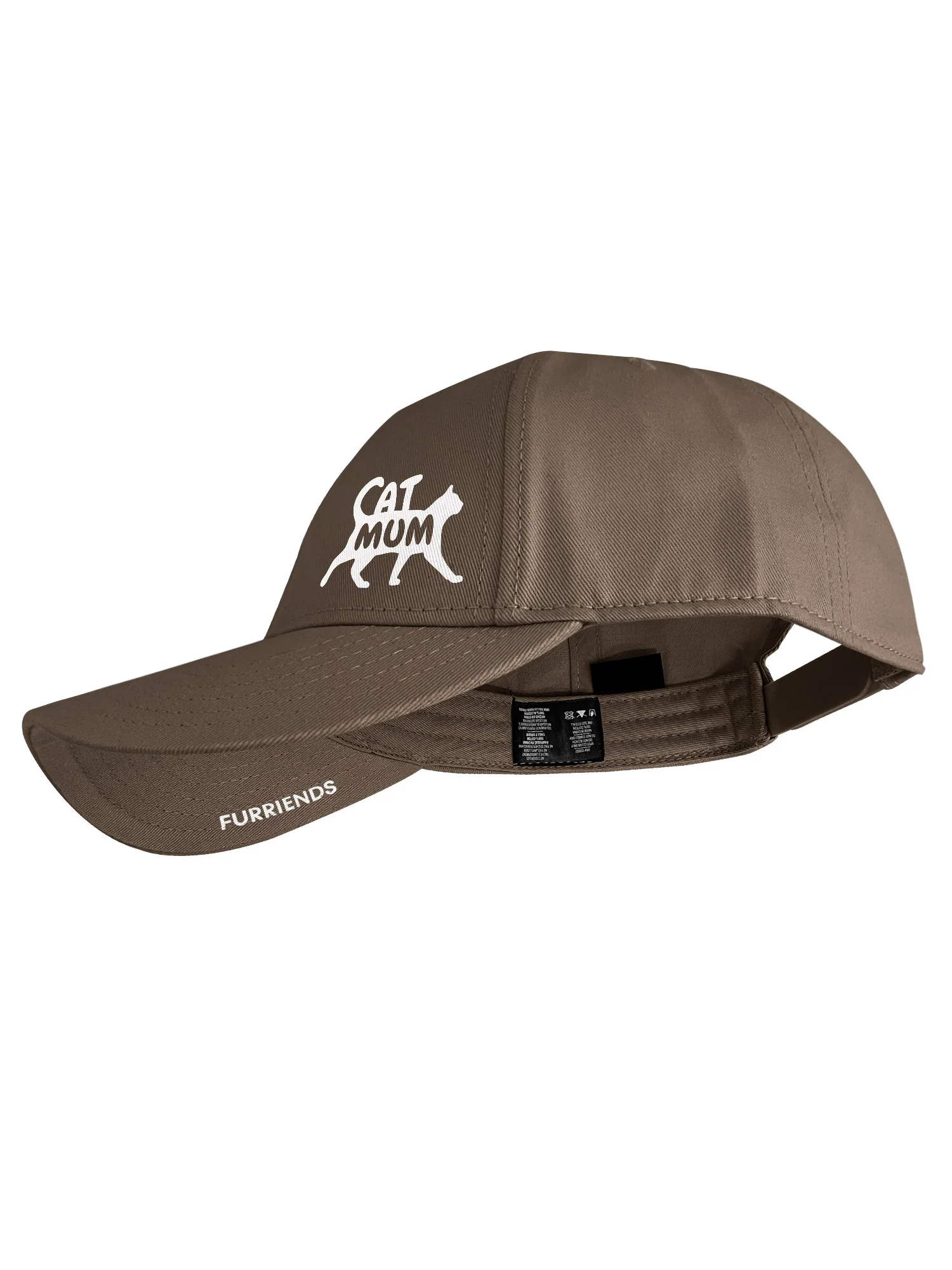 Cat Mum Silhouette Snapback Icon Cap - Image 7
