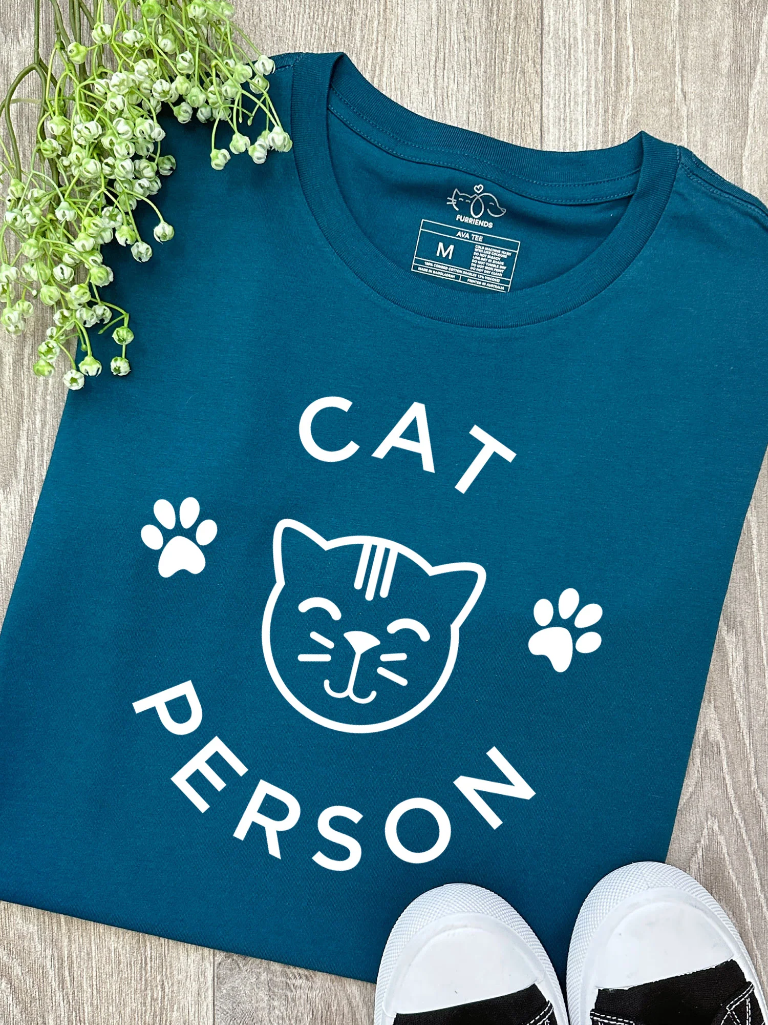 Cat Person Ava Women's Regular Fit Tee - Image 3