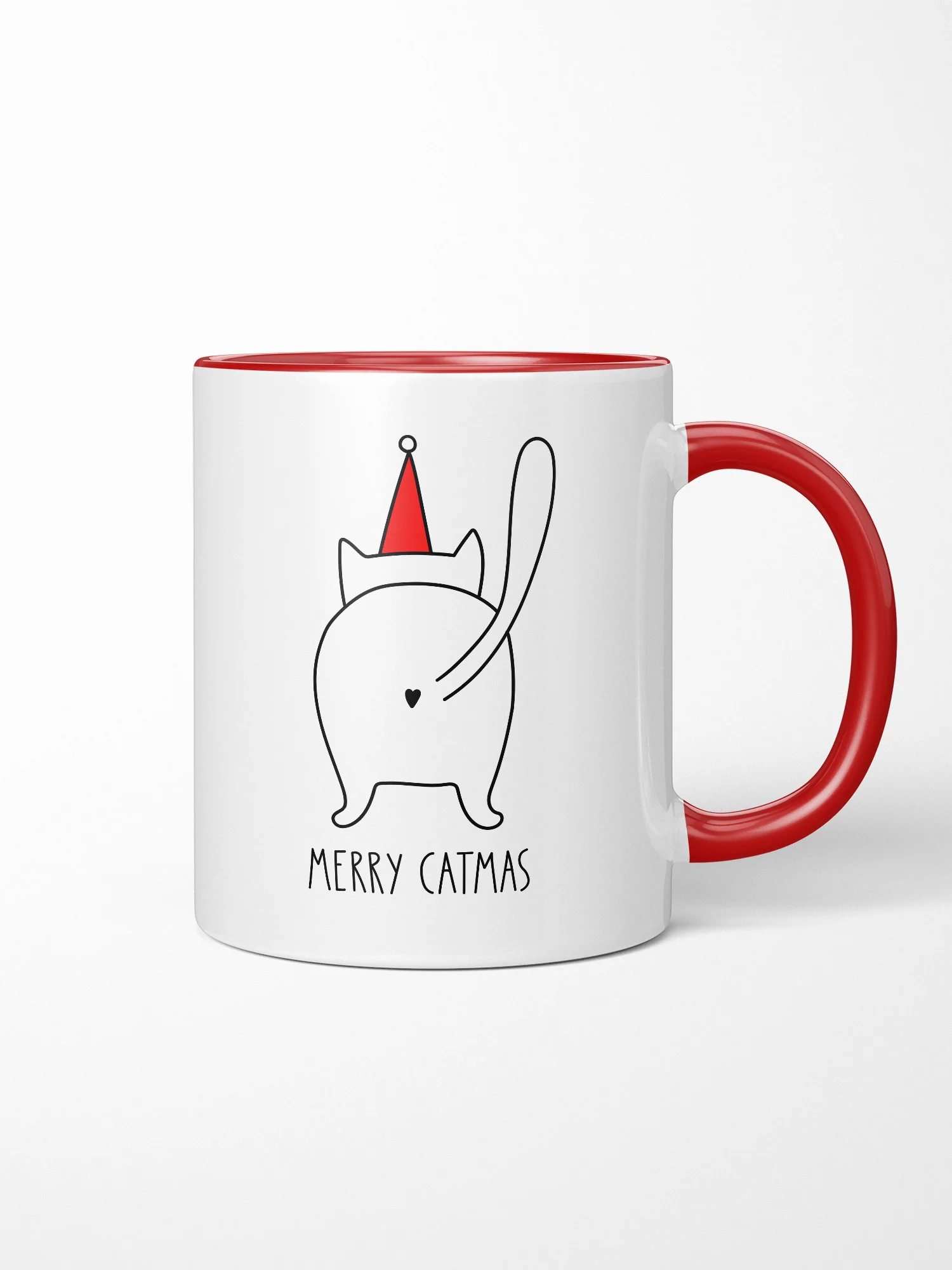 Catmas Greetings Ceramic Mug - Image 3