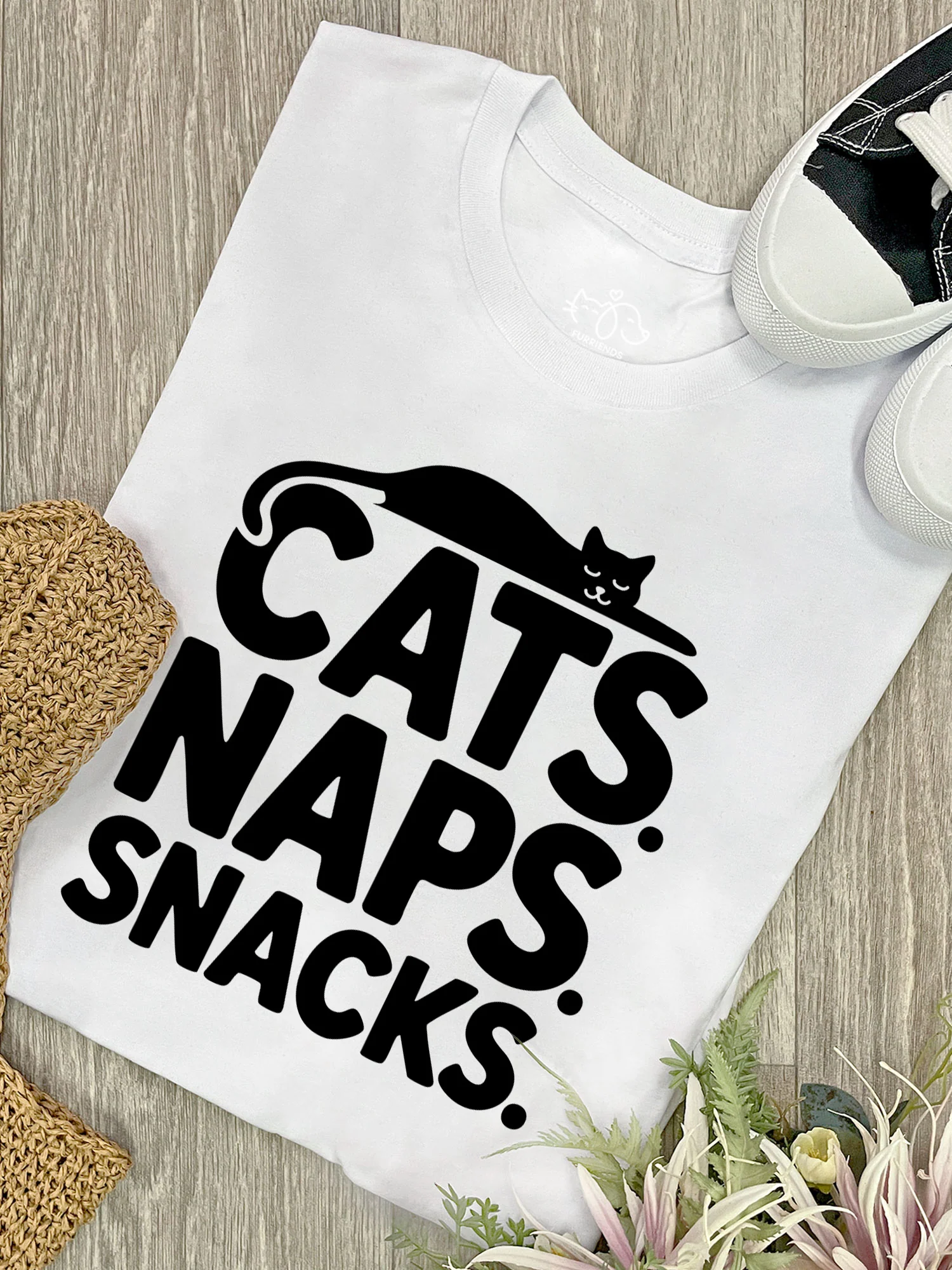 Cats. Naps. Snacks. Ava Women's Regular Fit Tee - Image 2