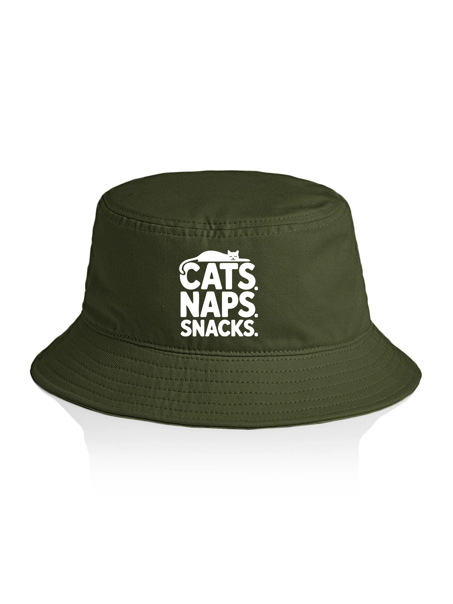 Cats. Naps. Snacks. Bucket Hat