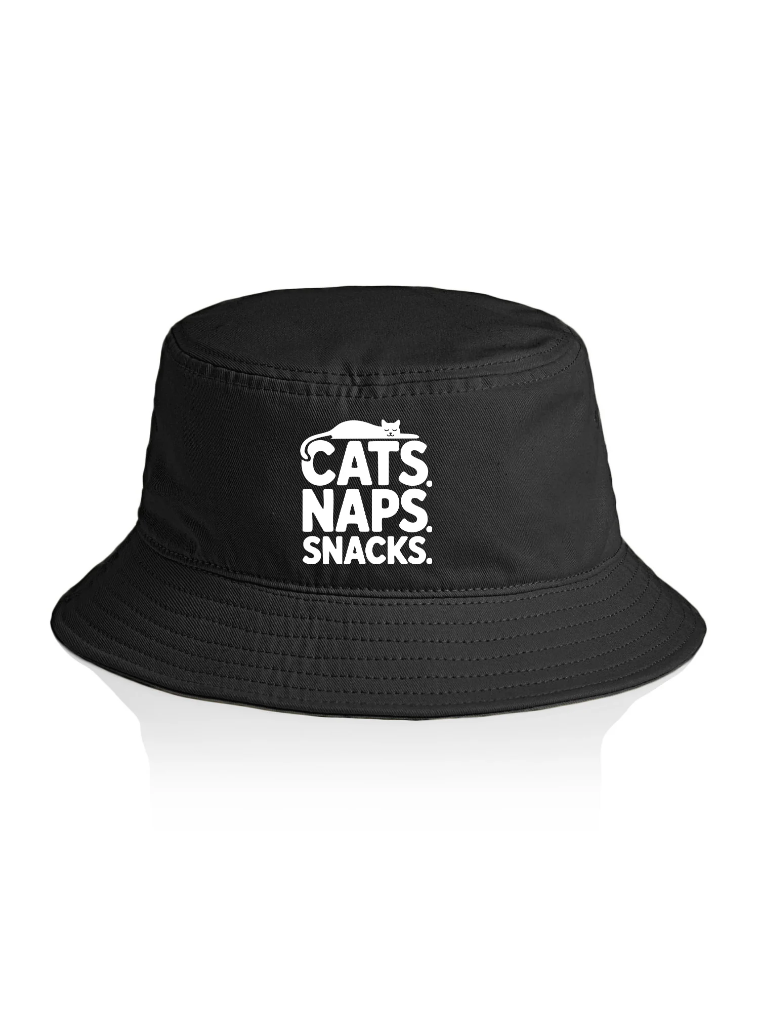Cats. Naps. Snacks. Bucket Hat - Image 2