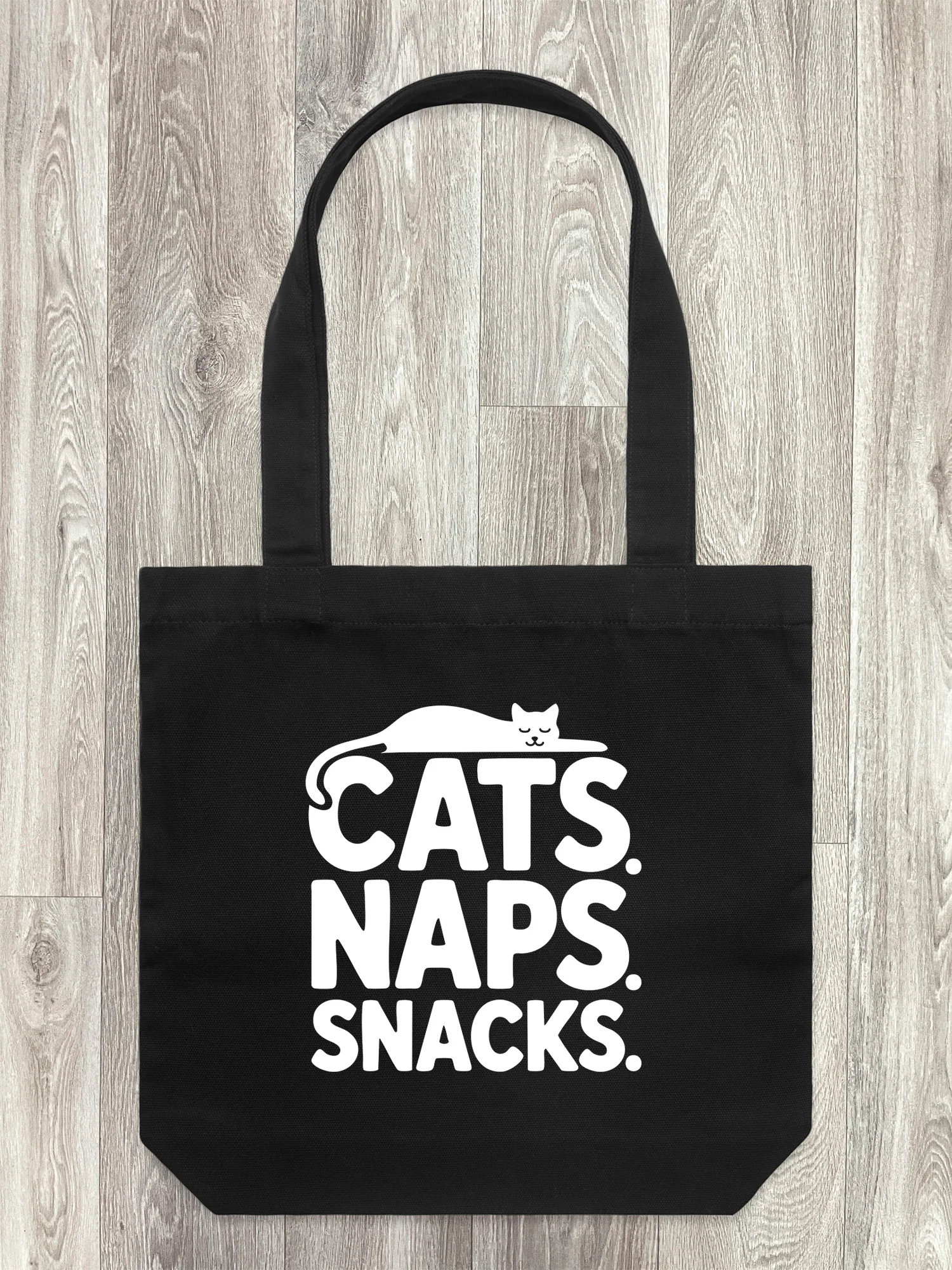 Cats. Naps. Snacks. Edith Tote Bag - Image 6