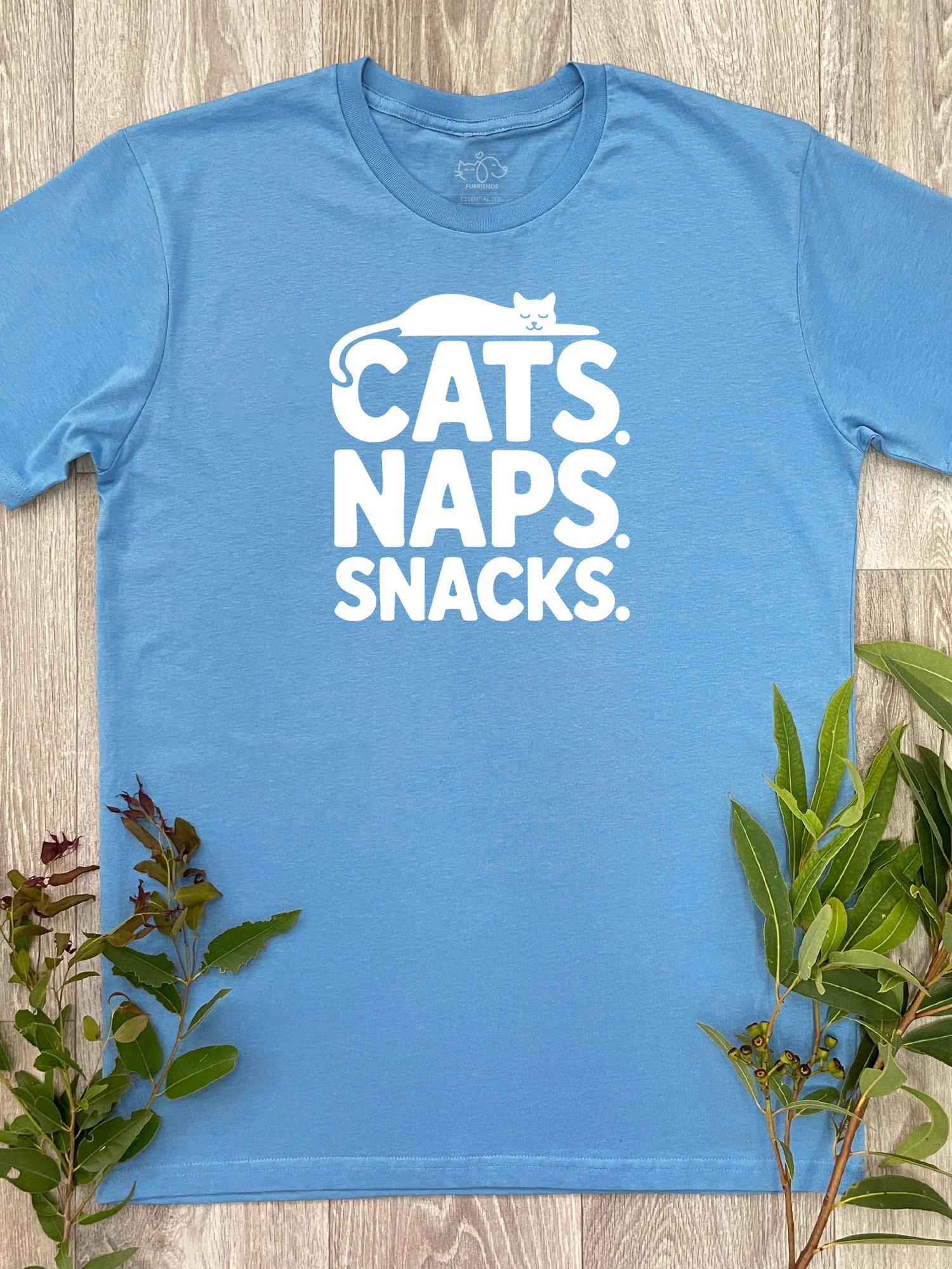 Cats. Naps. Snacks. Essential Unisex Tee - Image 8