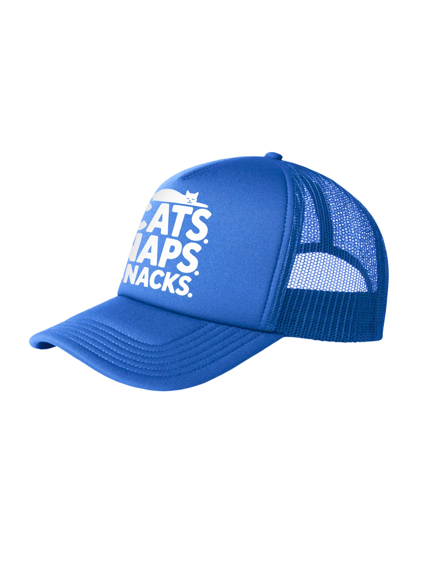Cats. Naps. Snacks. Foam Trucker Cap - Image 8