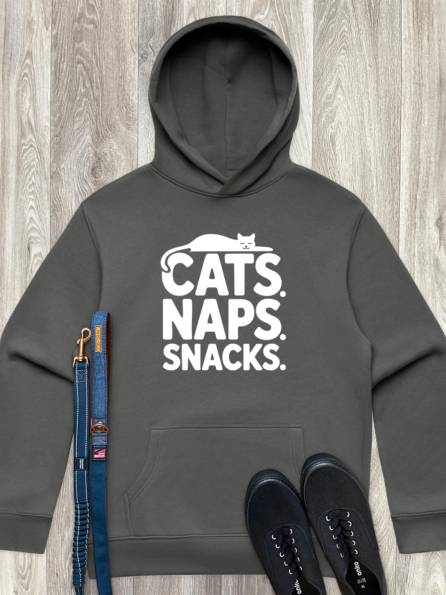 Cats. Naps. Snacks. Men's Comfort Hood - Image 5