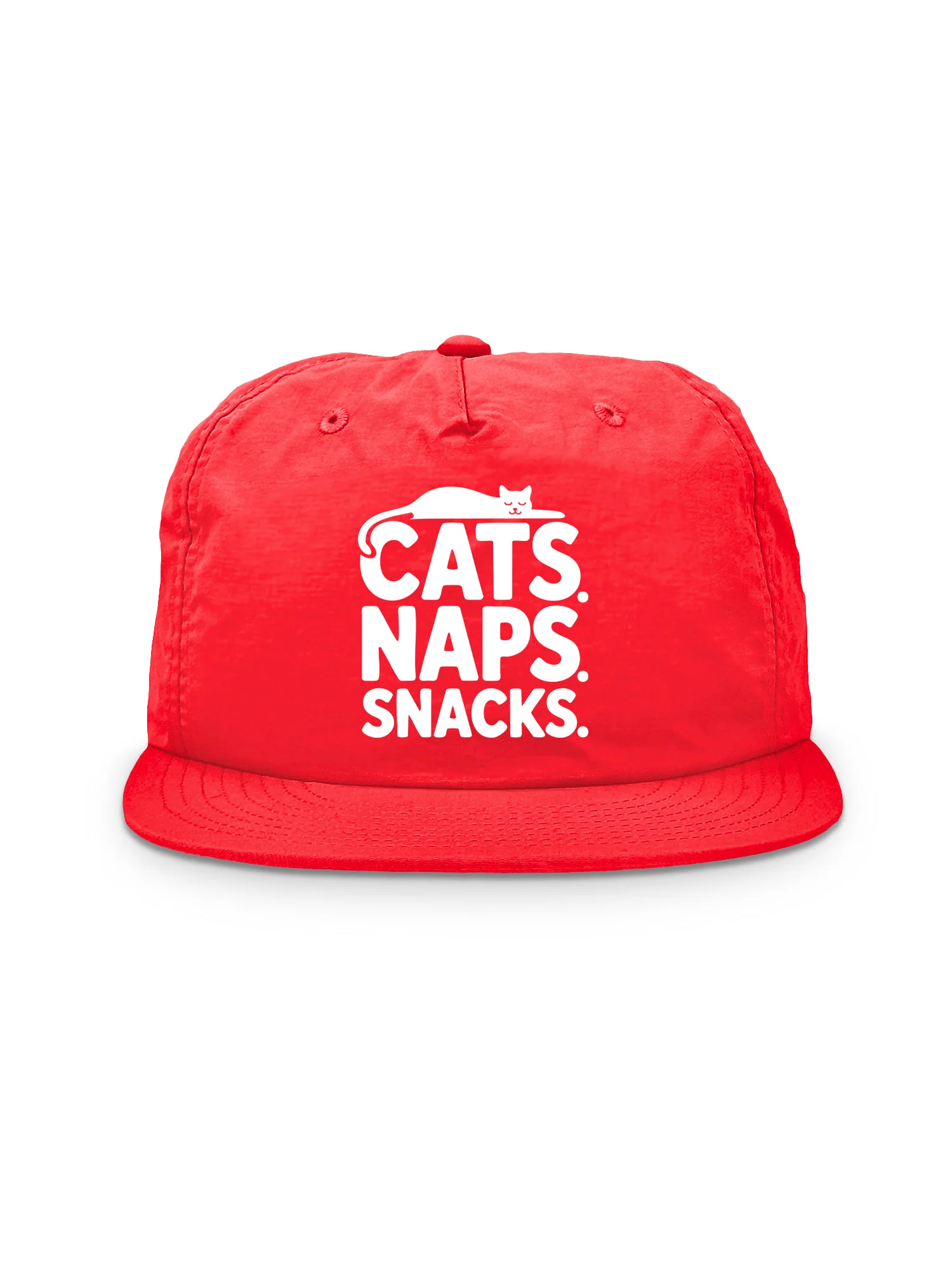 Cats. Naps. Snacks. Quick-Dry Cap - Image 7