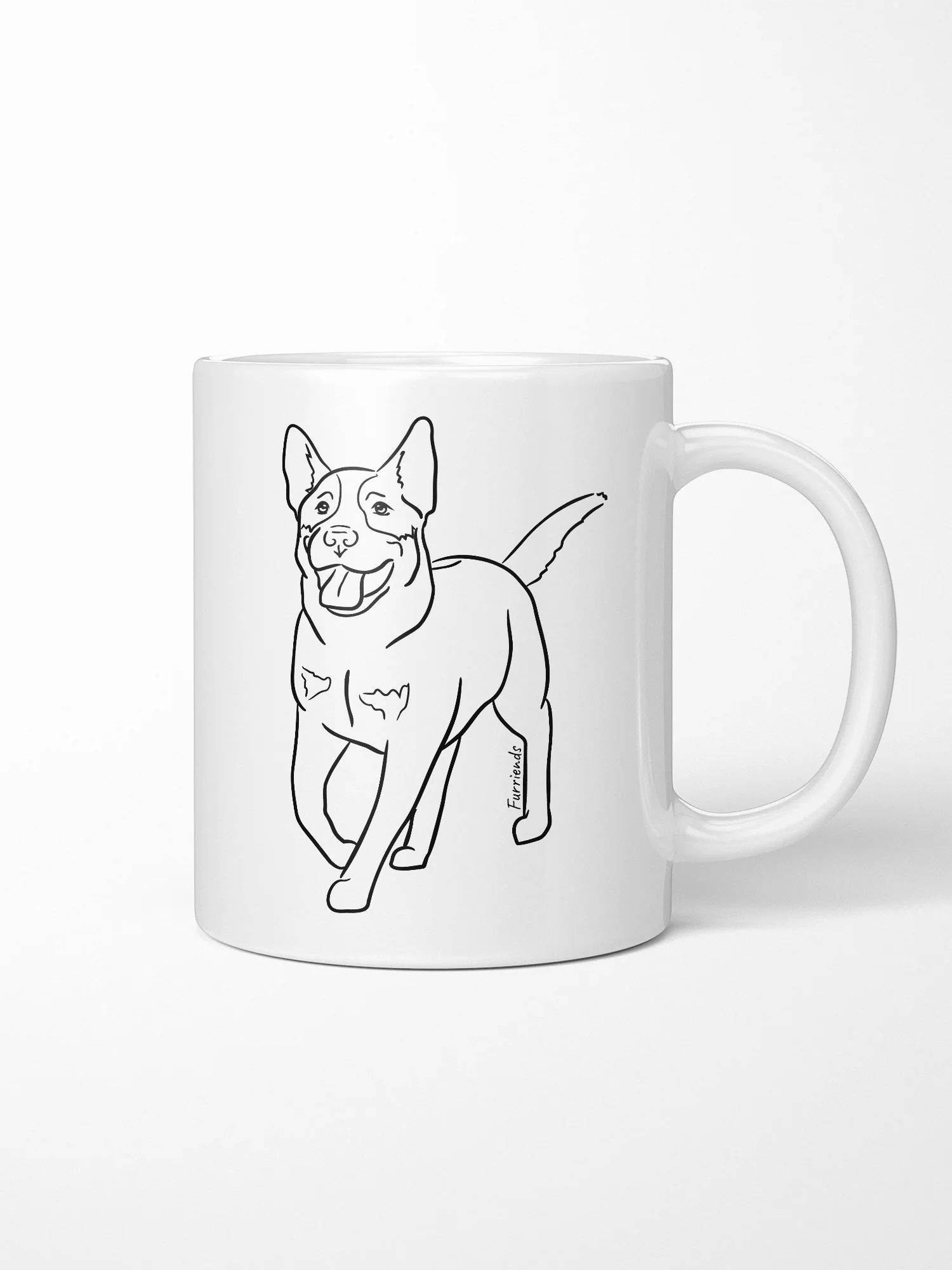 Australian Cattle Dog Ceramic Mug - Image 2