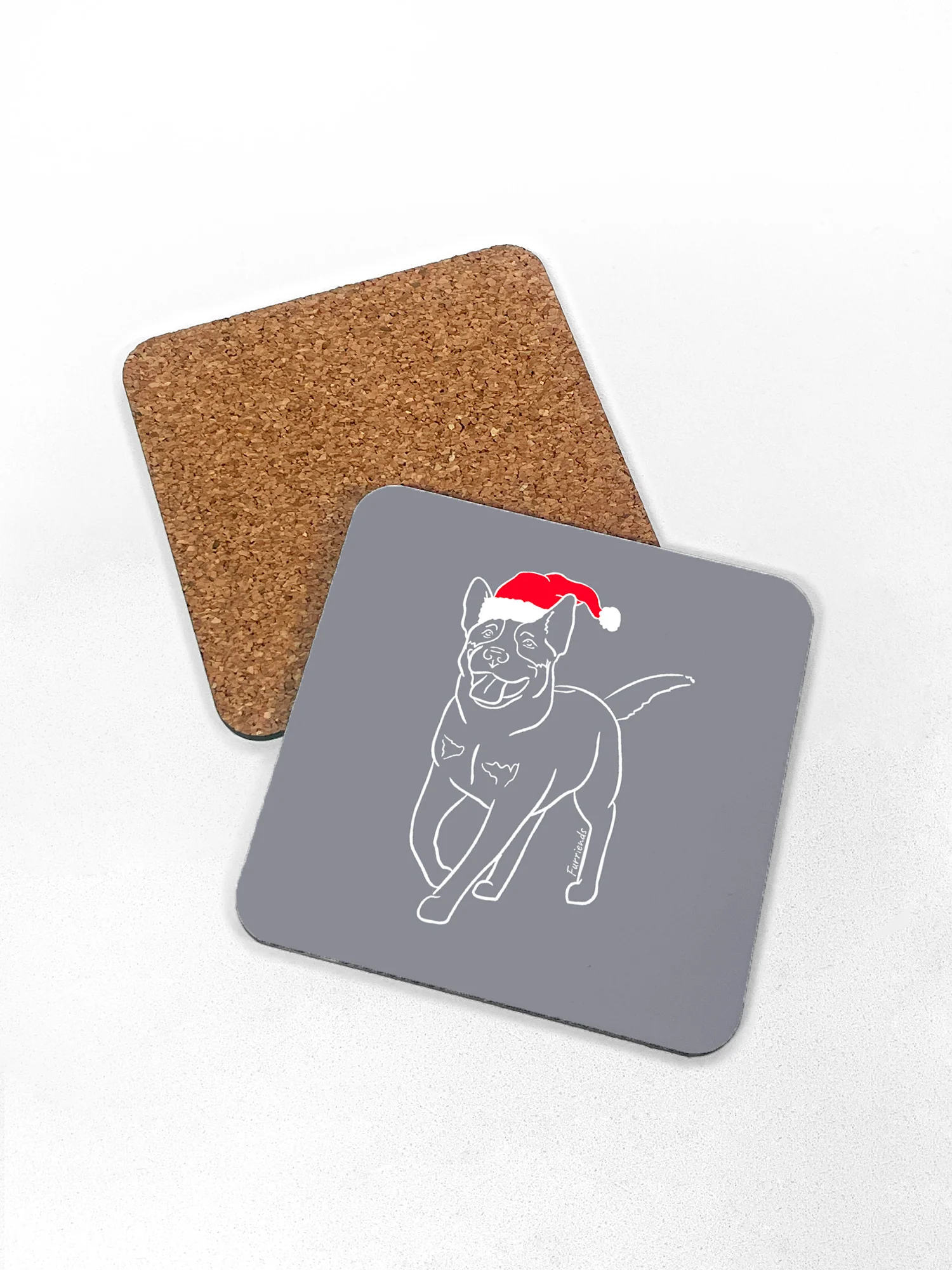 Australian Cattle Dog Christmas Edition Coaster - Image 5