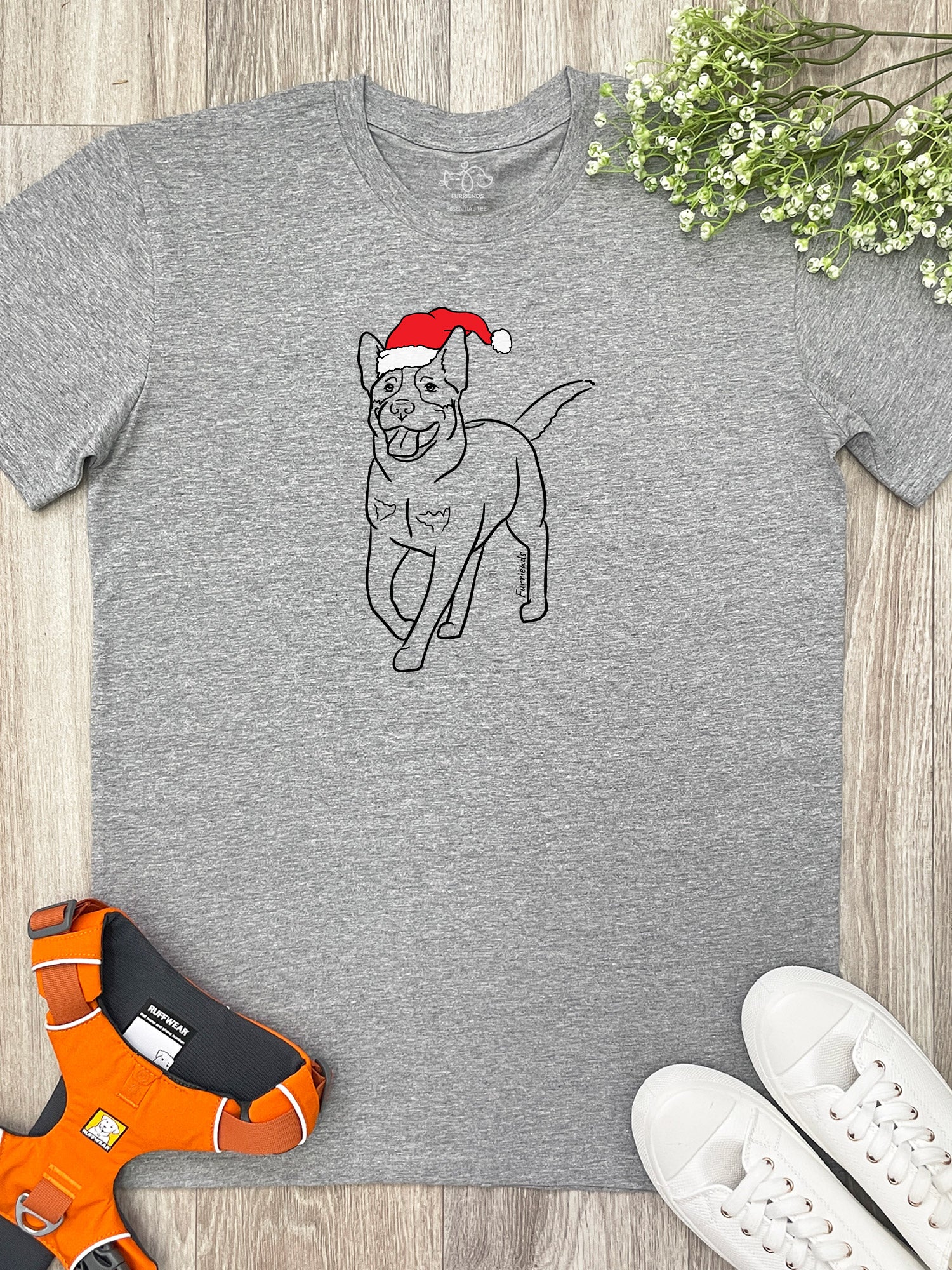 Australian Cattle Dog Christmas Edition Essential Unisex Tee - Image 7