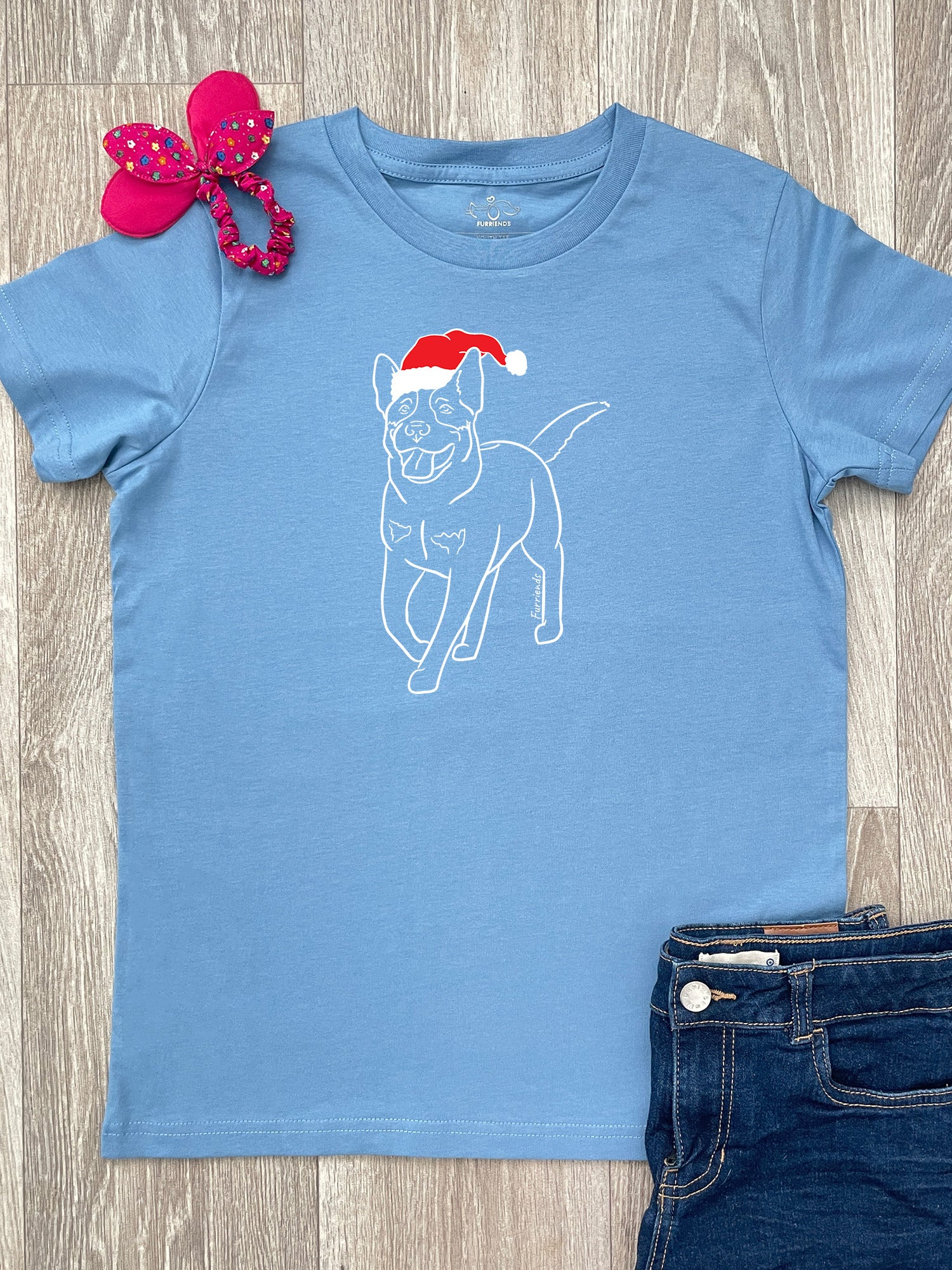 Australian Cattle Dog Christmas Edition Youth Tee - Image 4