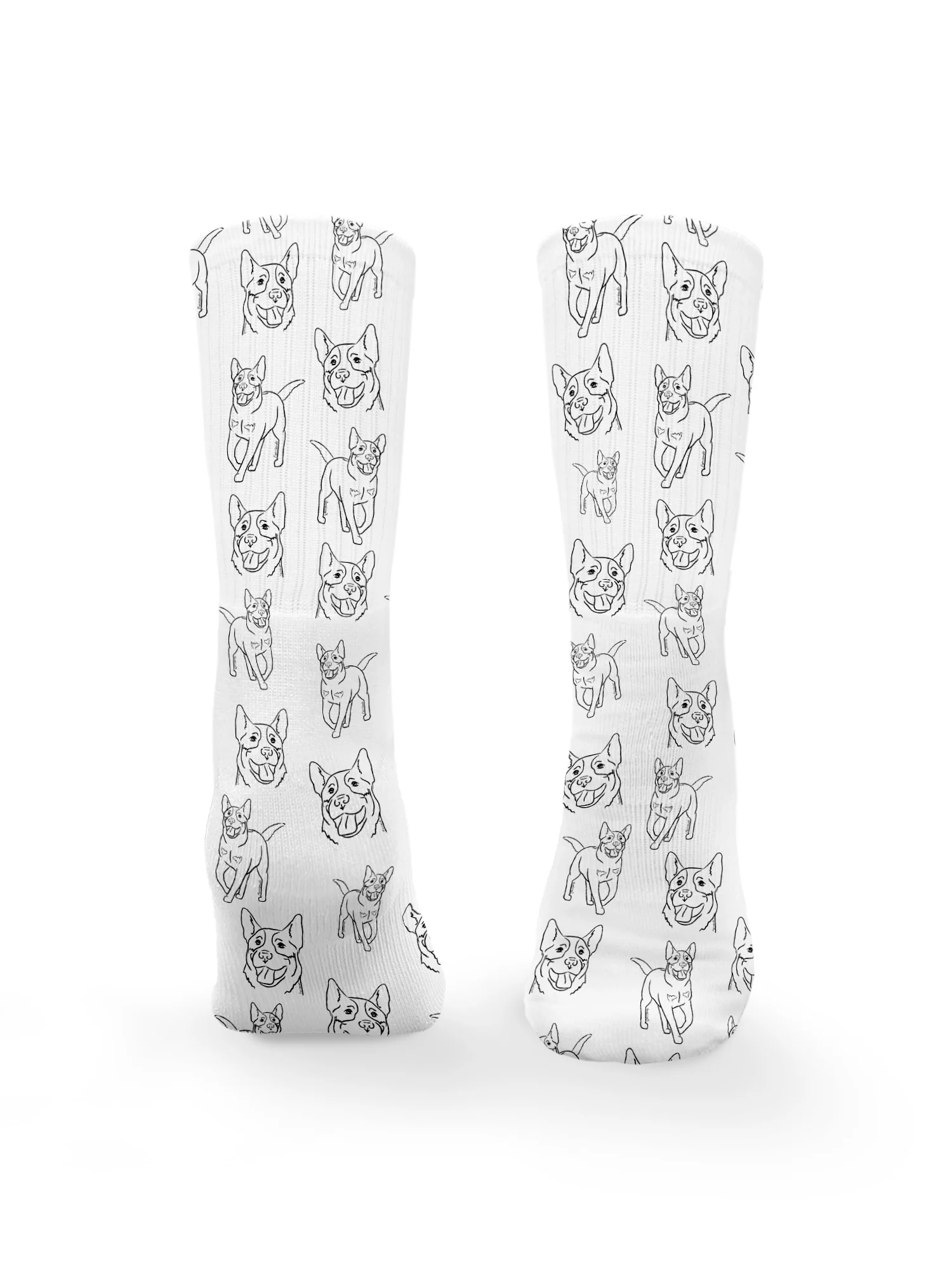 Australian Cattle Dog Crew Socks - Image 6