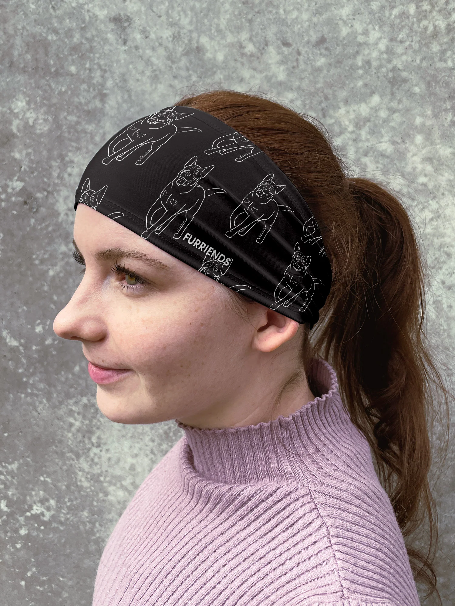 Australian Cattle Dog Eco Performance Headband - Image 5