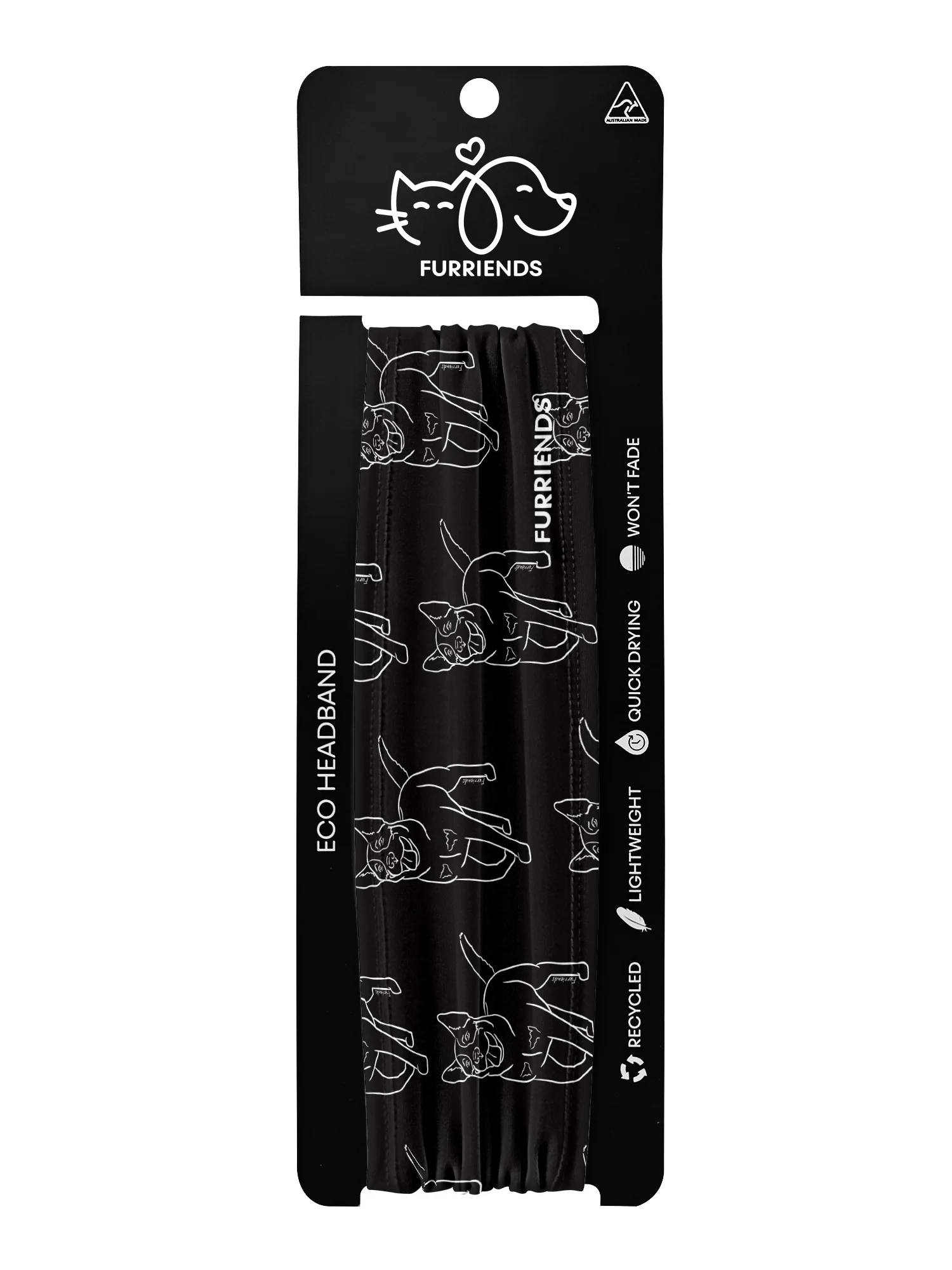 Australian Cattle Dog Eco Performance Headband - Image 8