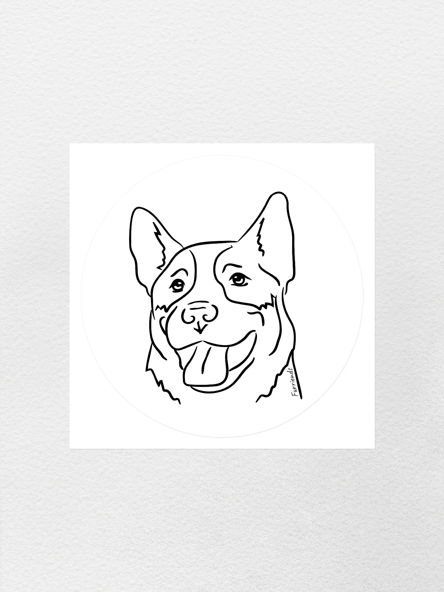 Australian Cattle Dog Sticker - Image 6