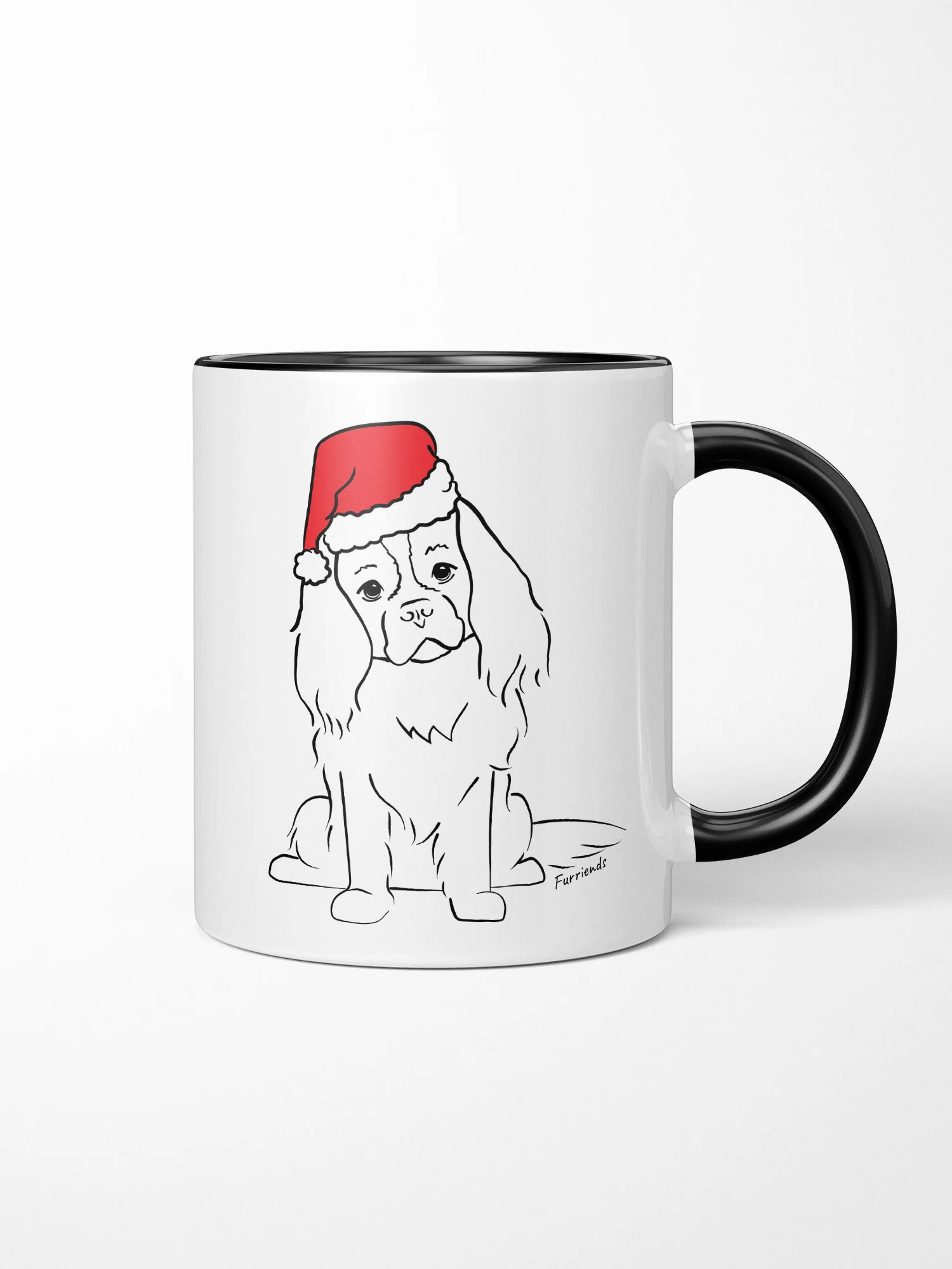 Cavalier King Charles Spaniel Christmas Edition Ceramic Mug - Image 4