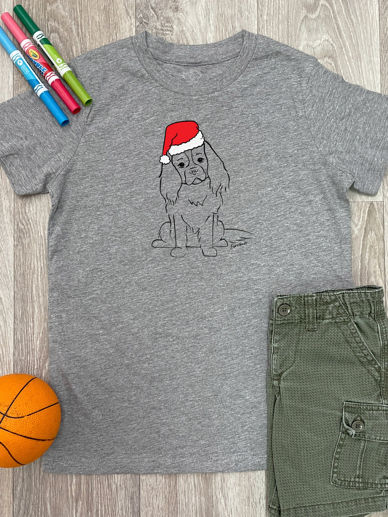 Cavalier King Charles Spaniel Christmas Edition Youth Tee - Image 6