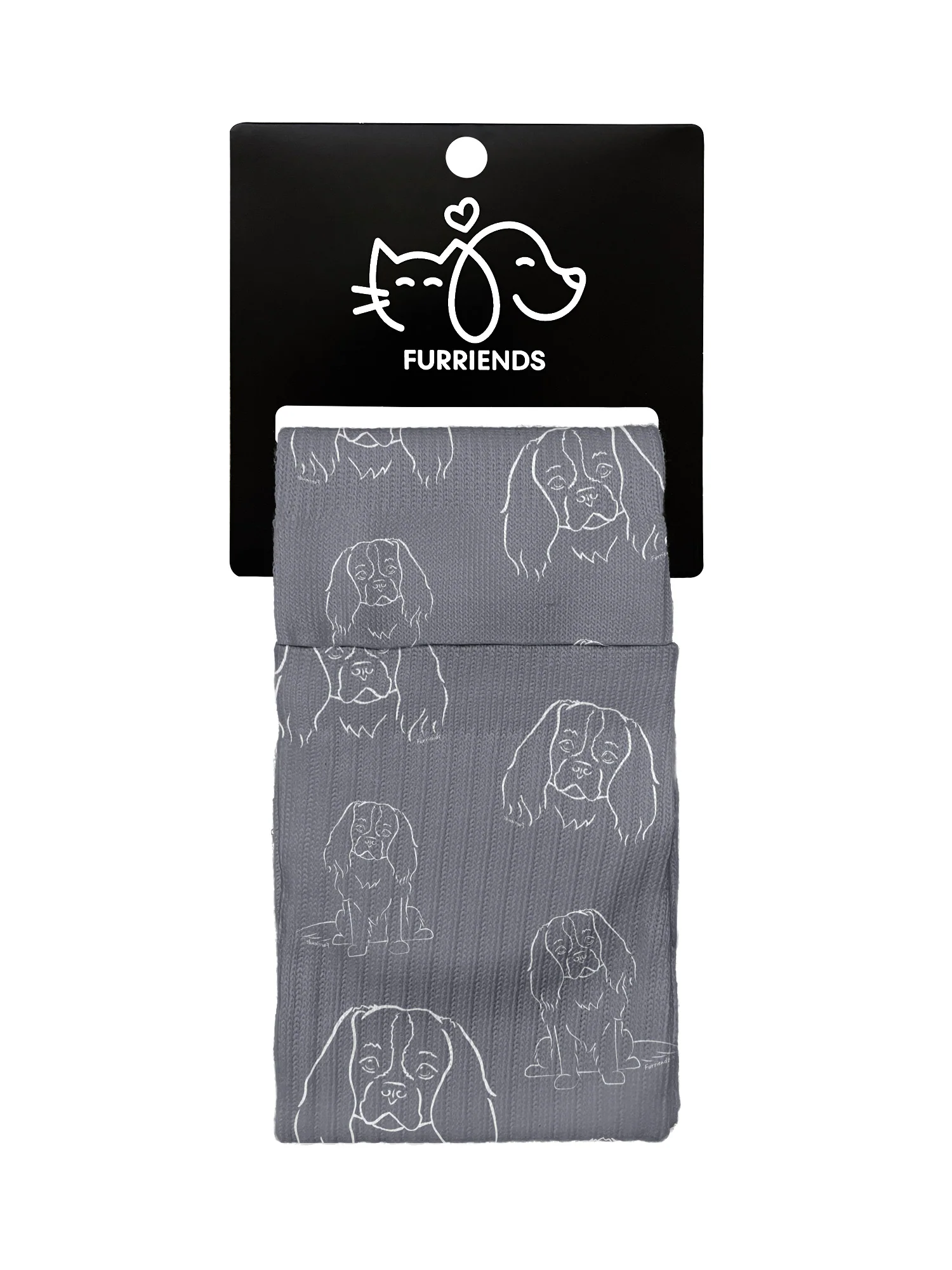 Cavalier King Charles Spaniel Crew Socks - Image 3