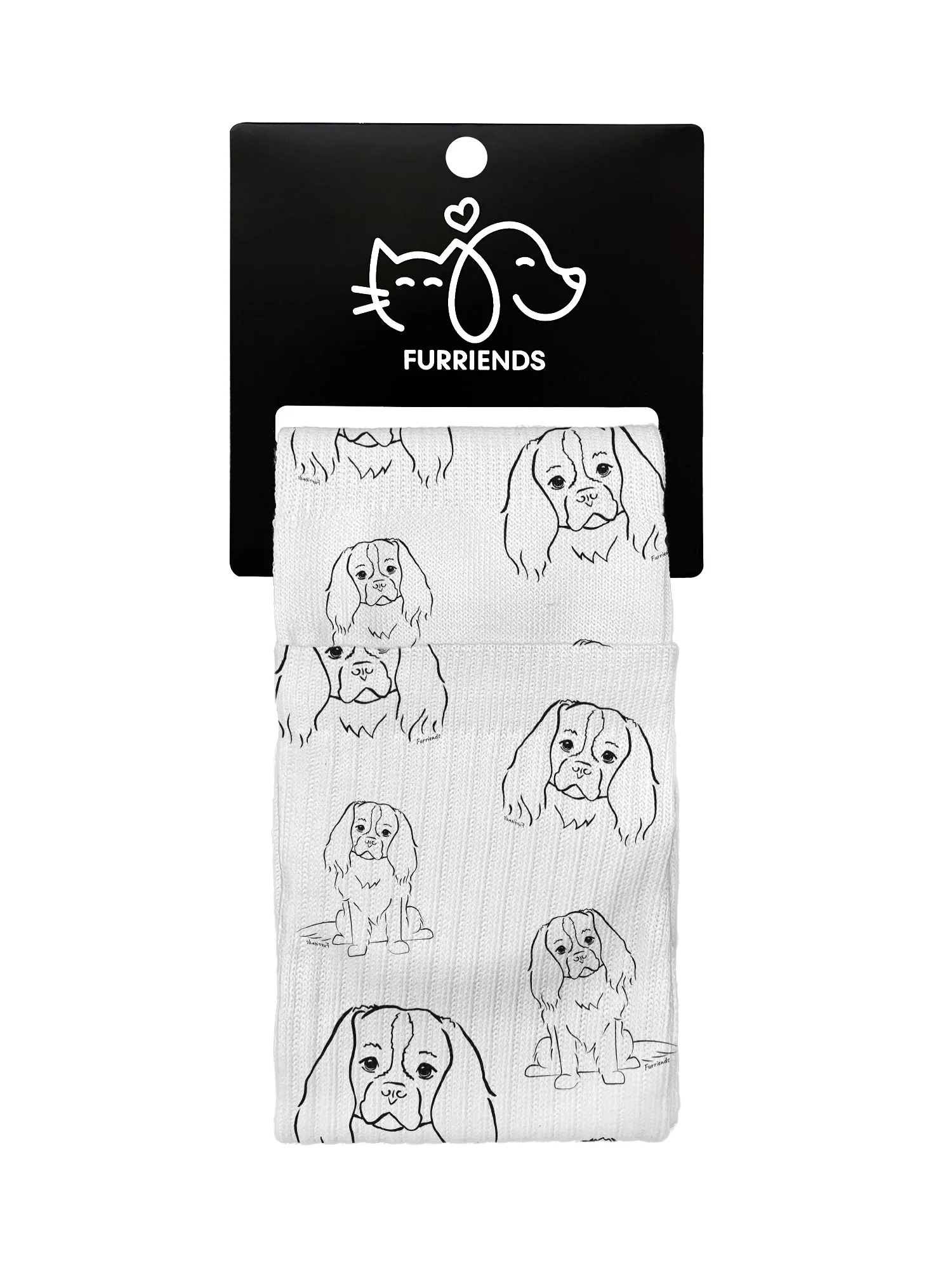 Cavalier King Charles Spaniel Crew Socks - Image 4