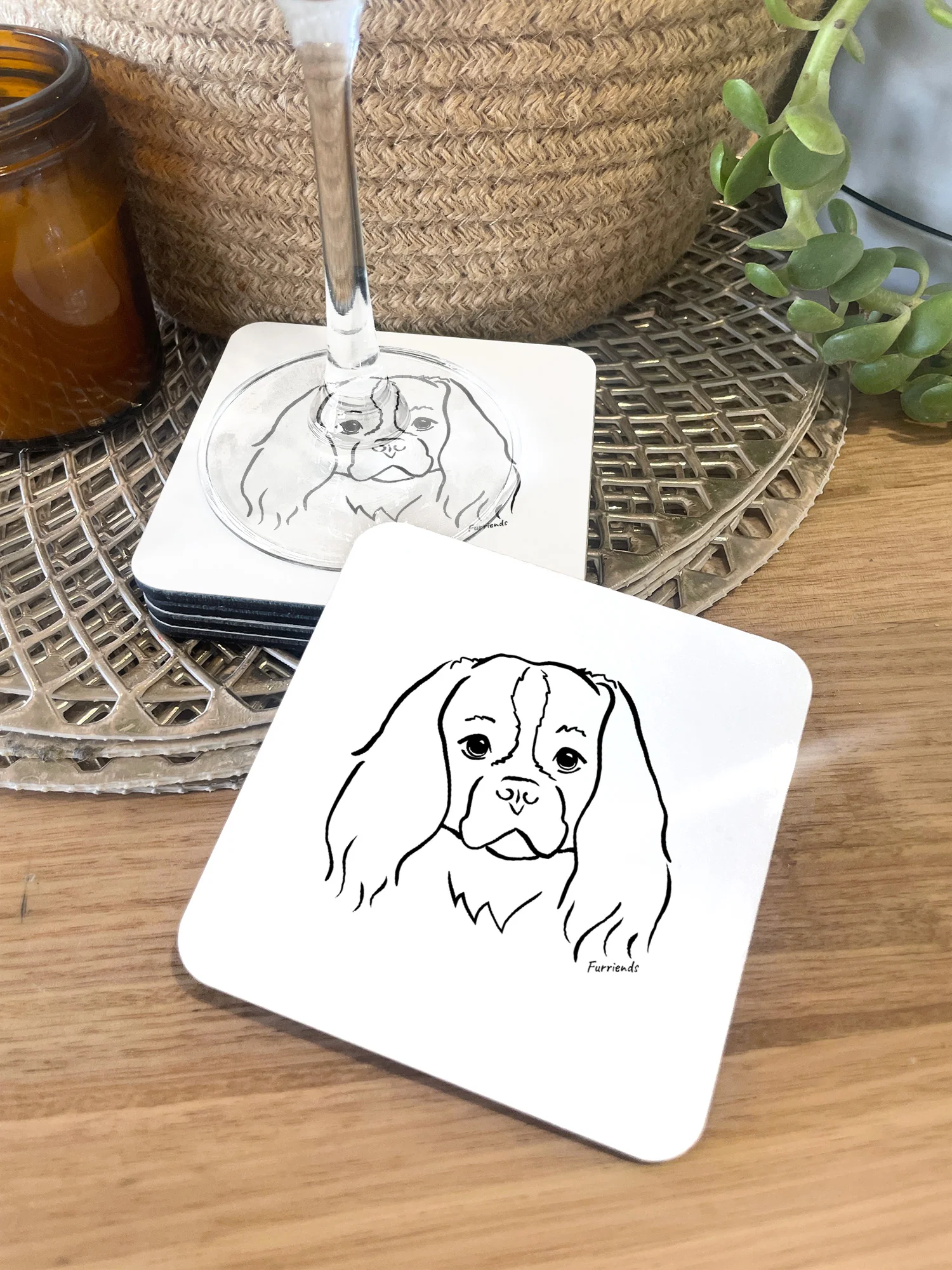 Cavalier King Charles Spaniel Coaster - Image 13