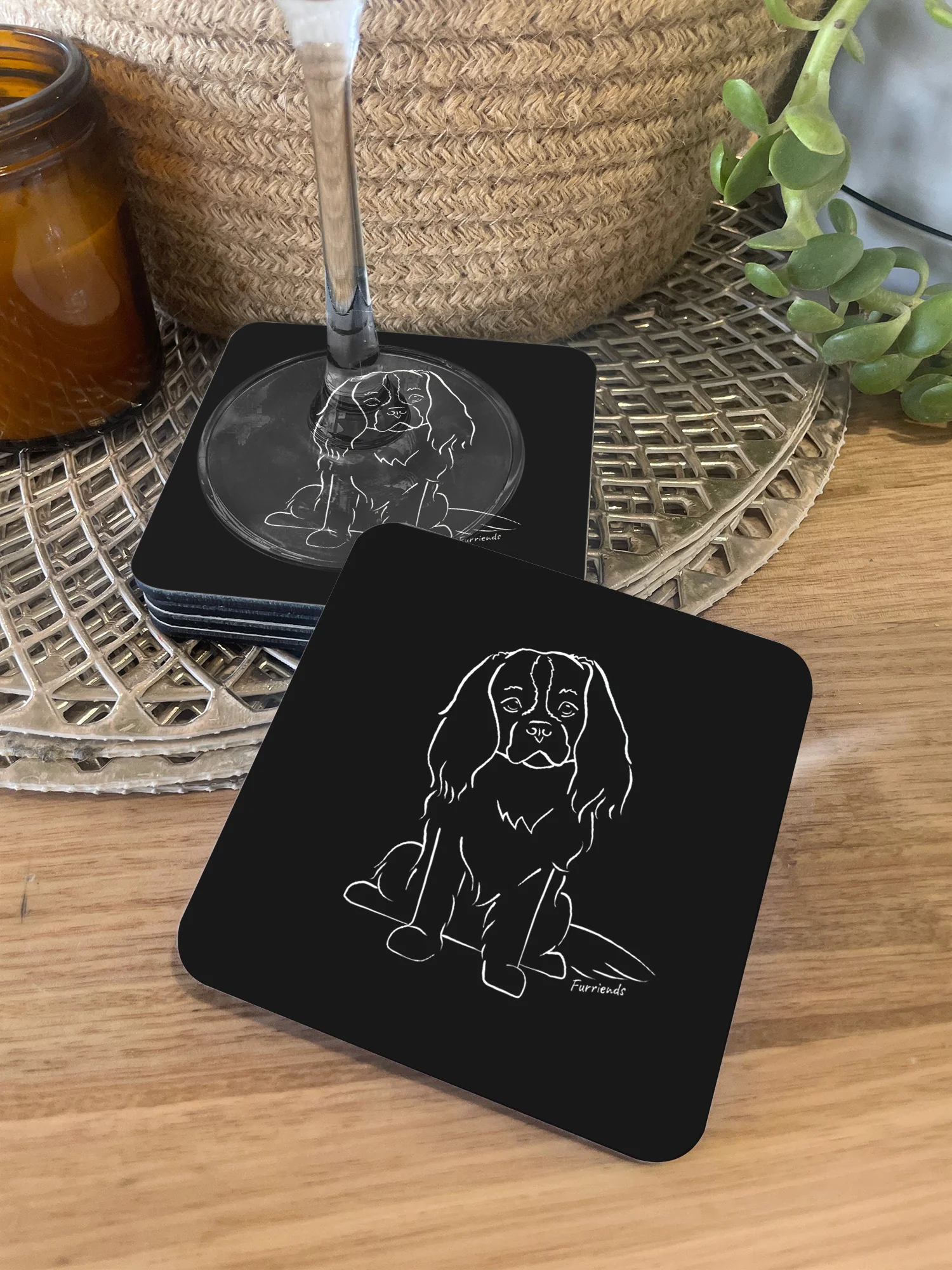 Cavalier King Charles Spaniel Coaster - Image 17