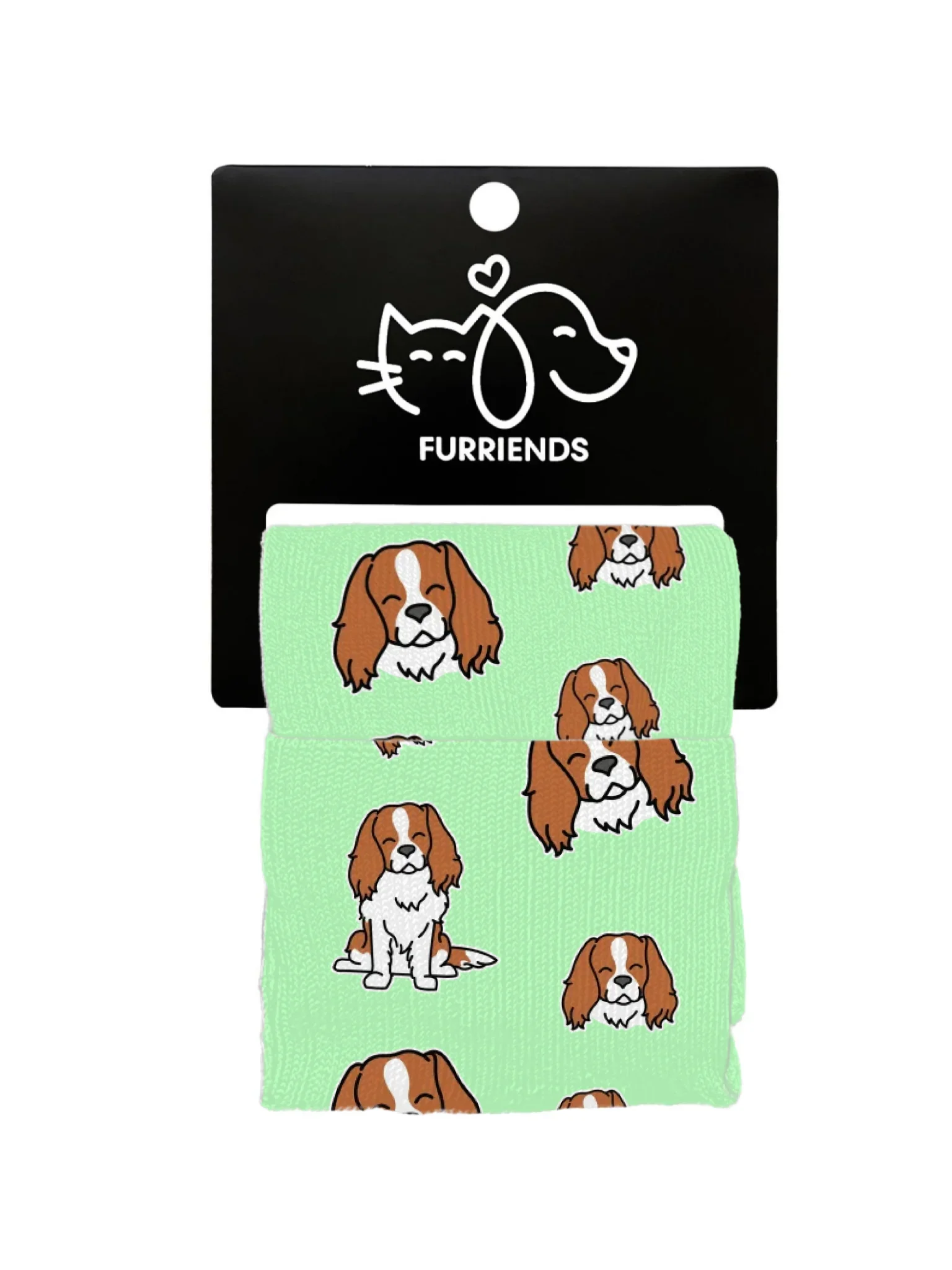 Cavalier King Charles Spaniel ColourPop Customisable Socks - Image 4