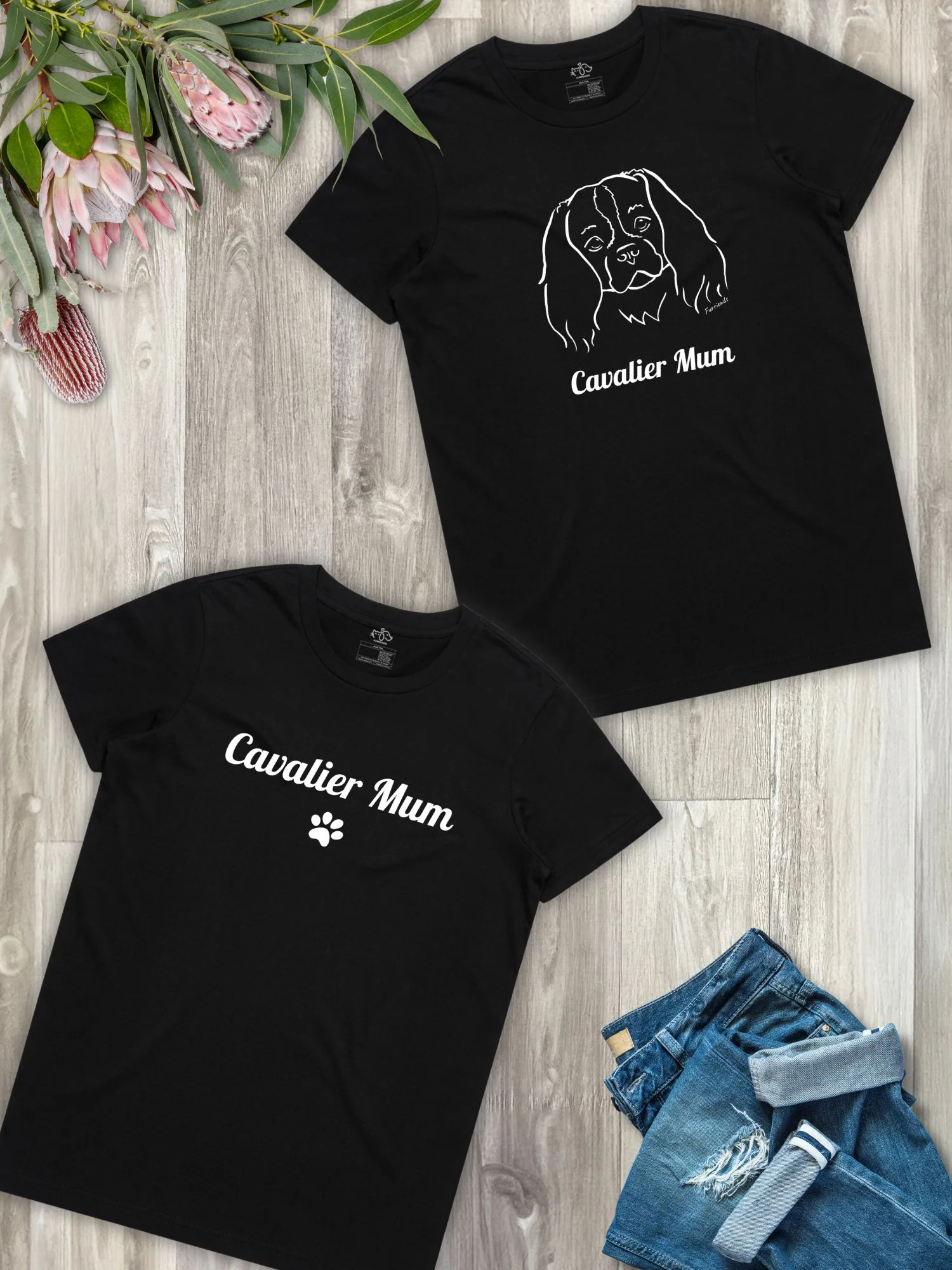 Cavalier King Charles Spaniel Mum Regular Fit T-shirt