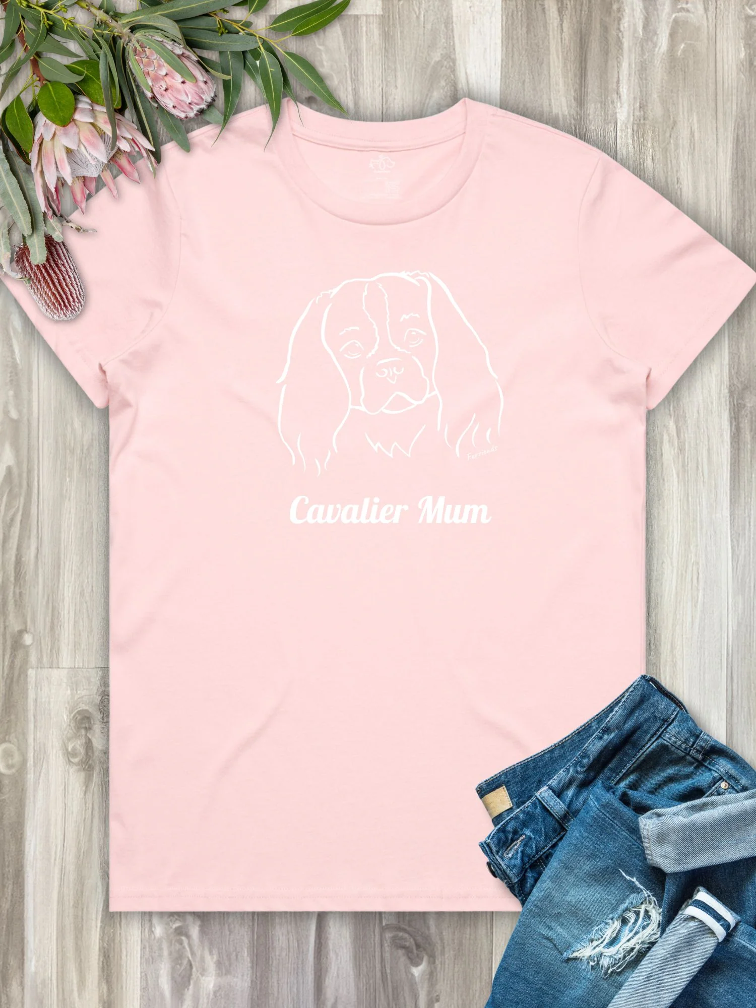 Cavalier King Charles Spaniel Mum Regular Fit T-shirt - Image 6
