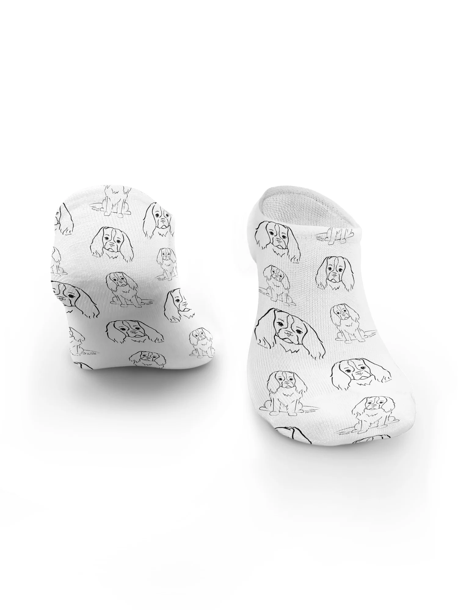 Cavalier King Charles Spaniel No Show Socks - Image 5