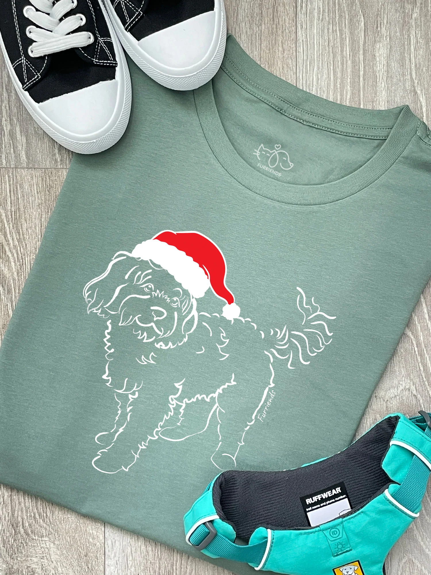 Cavoodle Christmas Edition Ava Women's Regular Fit Tee - Image 3