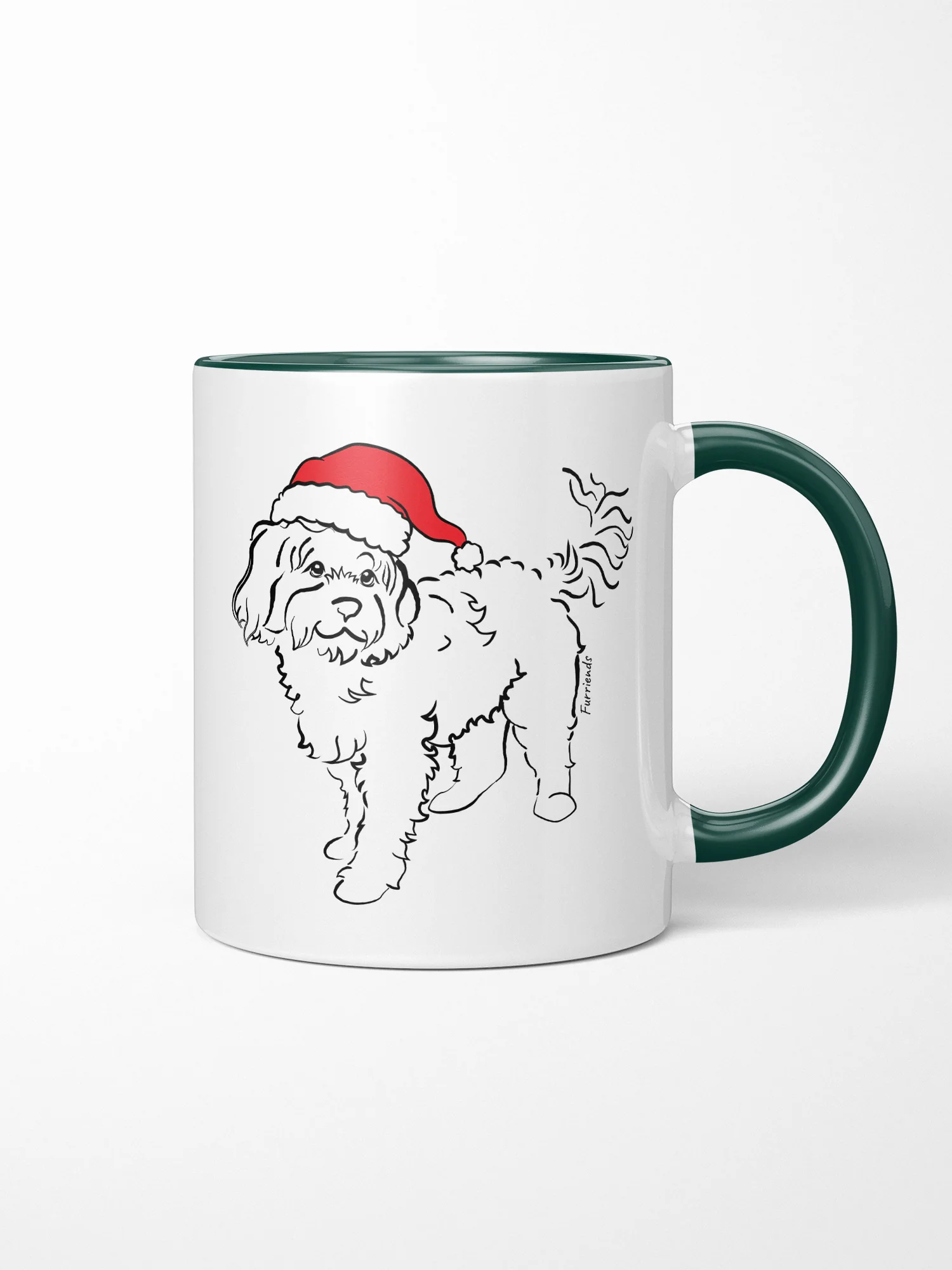 Cavoodle Christmas Edition Ceramic Mug - Image 3