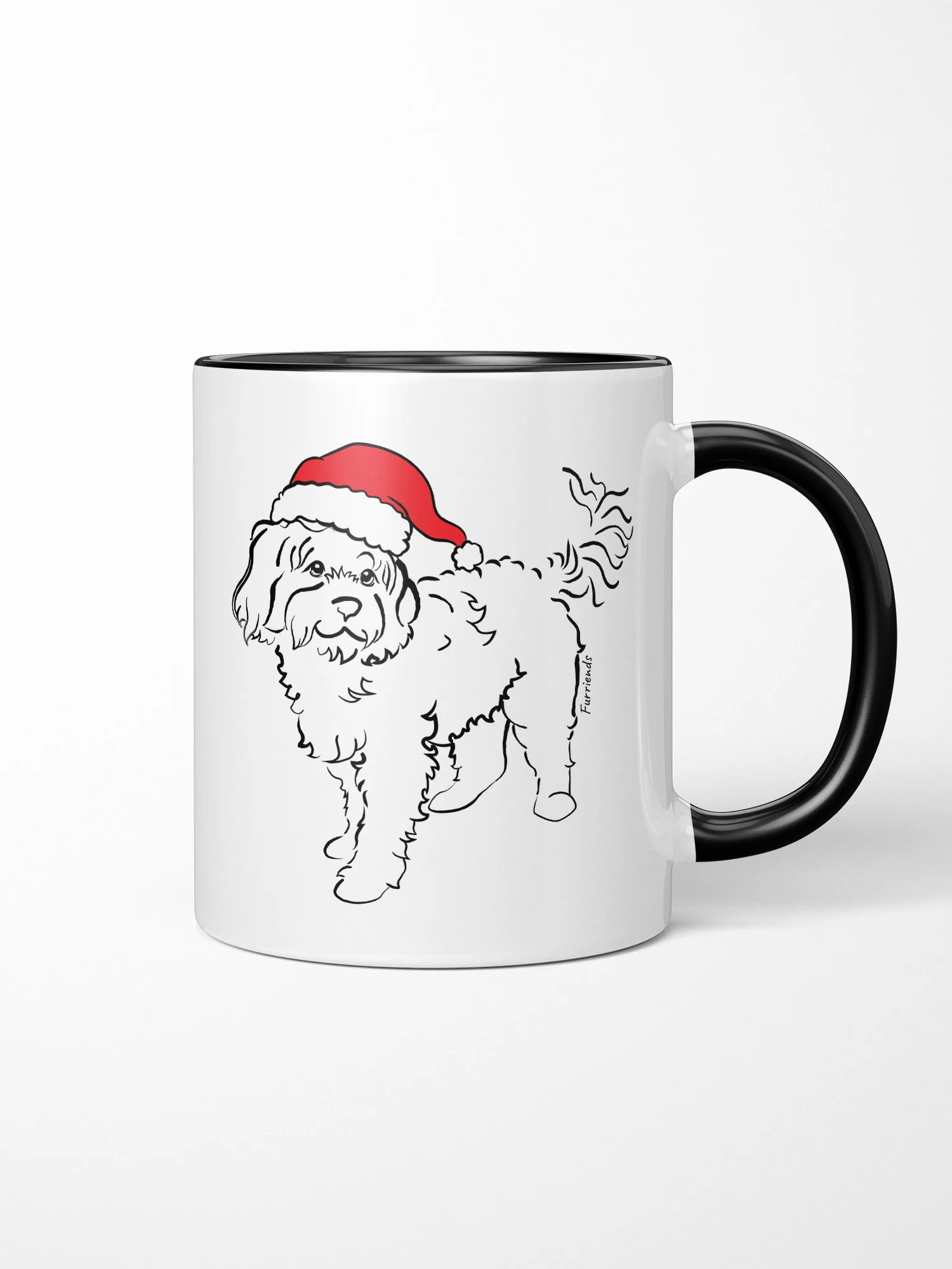 Cavoodle Christmas Edition Ceramic Mug - Image 4