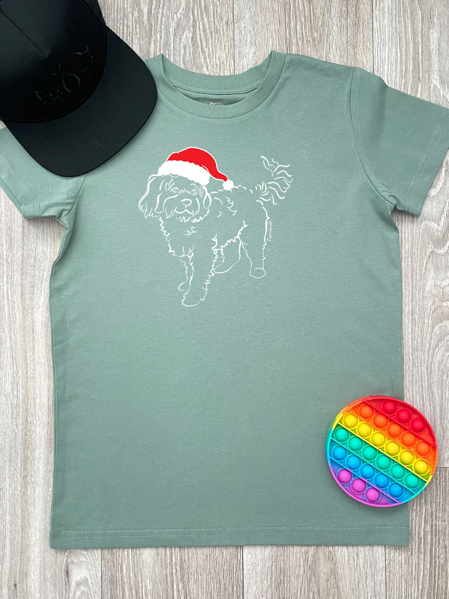 Cavoodle Christmas Edition Youth Tee - Image 3