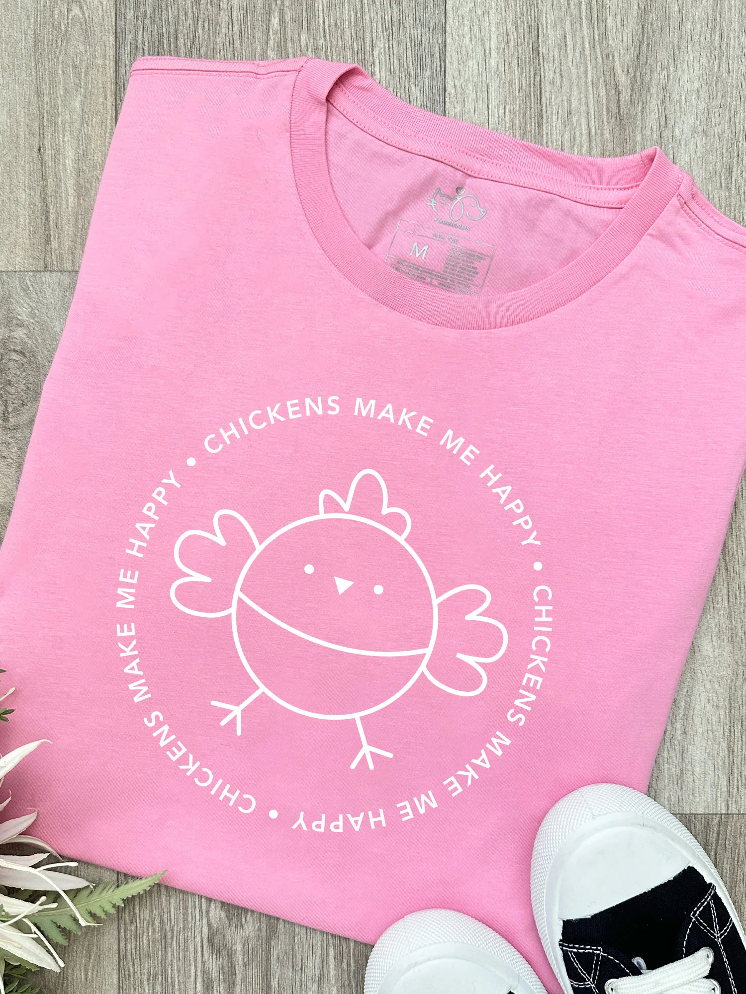 Chickens Make Me Happy Ava Women's Regular Fit Tee - Image 5