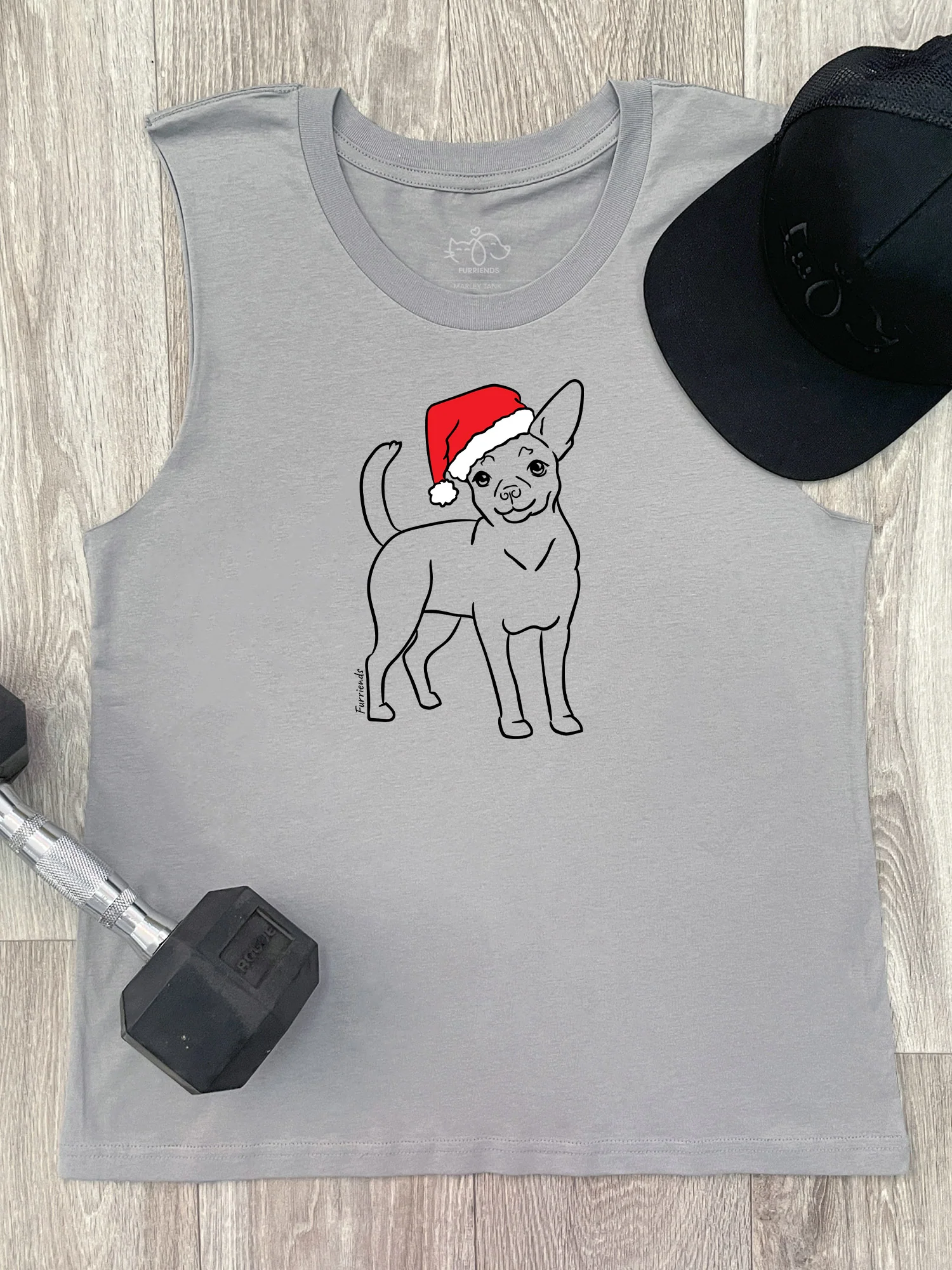 Chihuahua Christmas Edition Marley Tank - Image 3