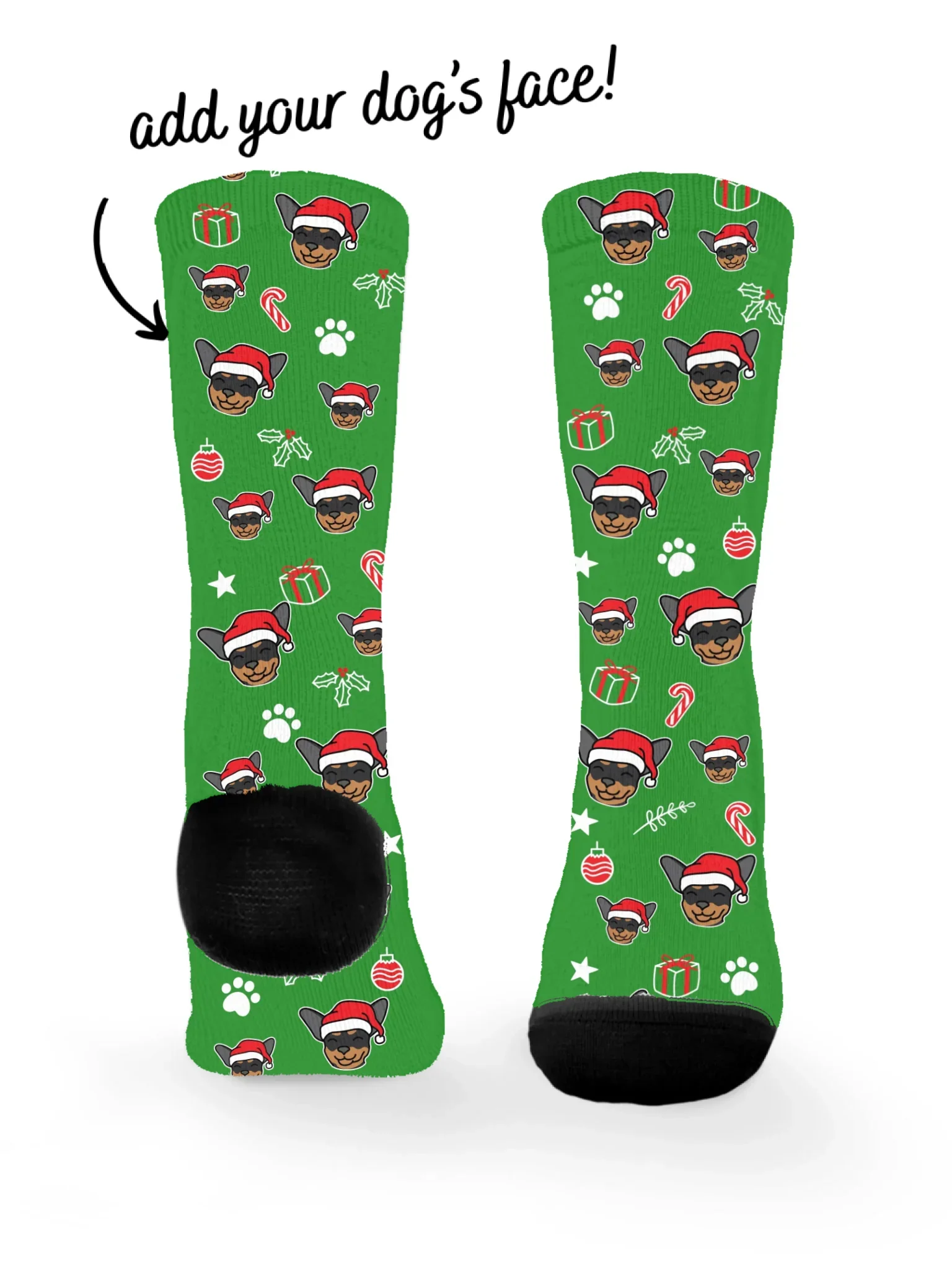 Chihuahua ColourPop Christmas Edition Socks - Image 3
