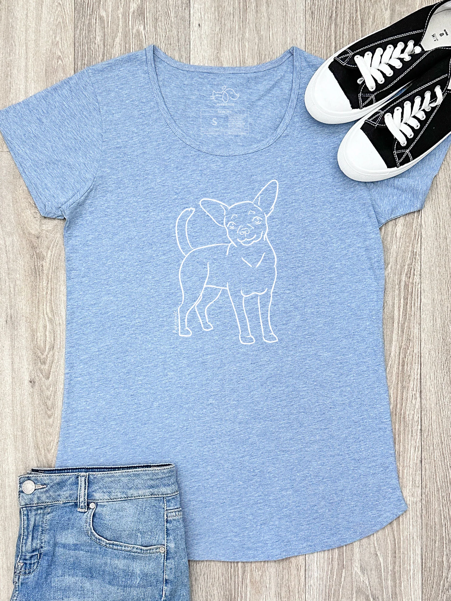 Chihuahua Remi Women's Scoop Neck T-Shirt - Image 3