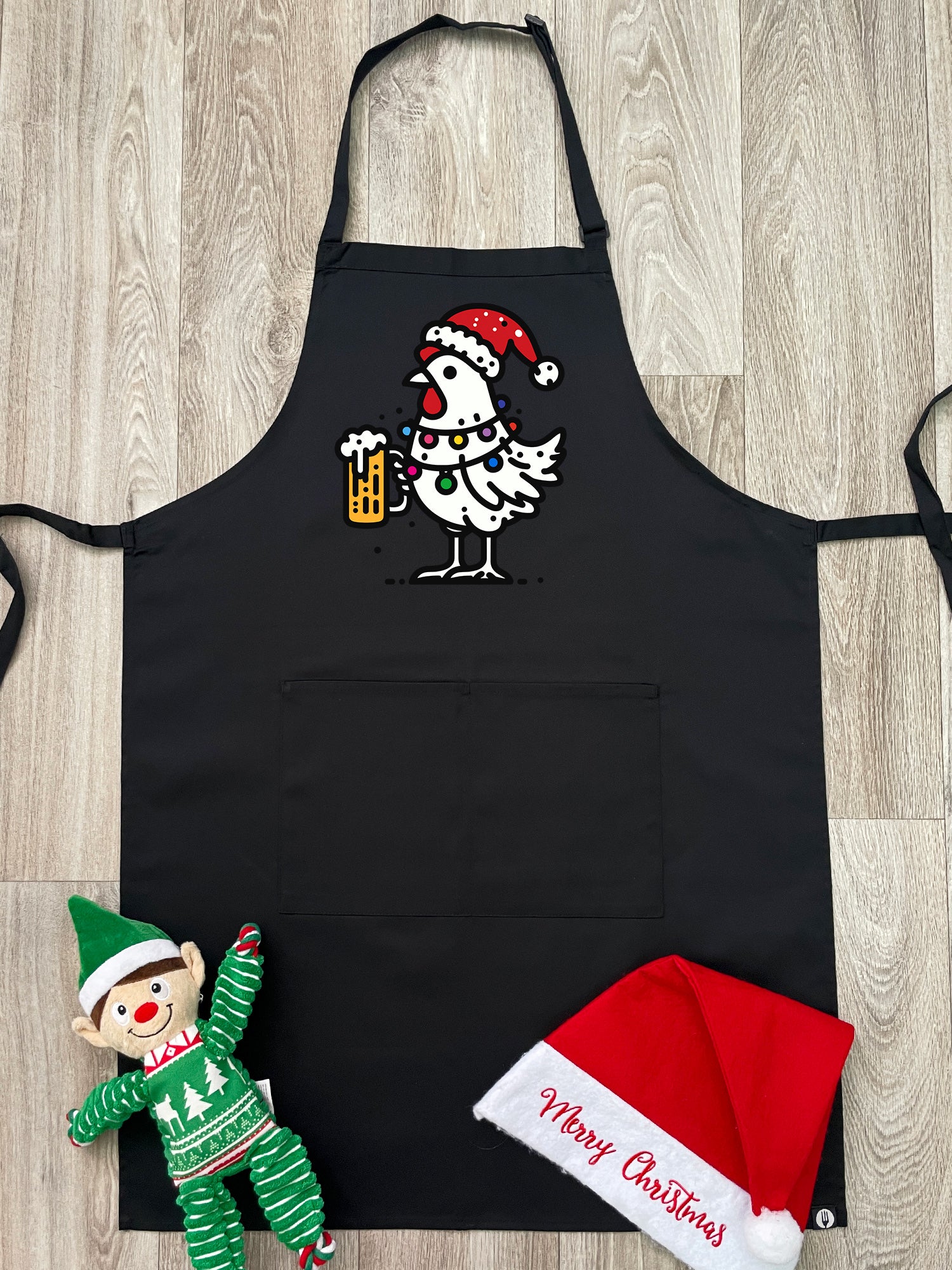 Christmas Cheers Bib Apron - Image 2