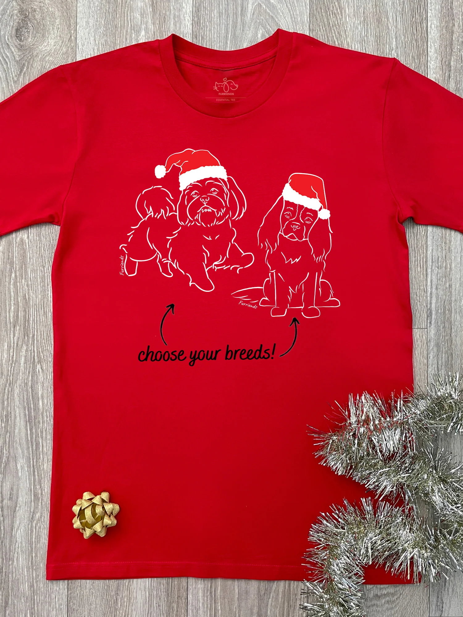 Christmas Edition Dual Breed Customisable Essential Unisex Tee - Image 5