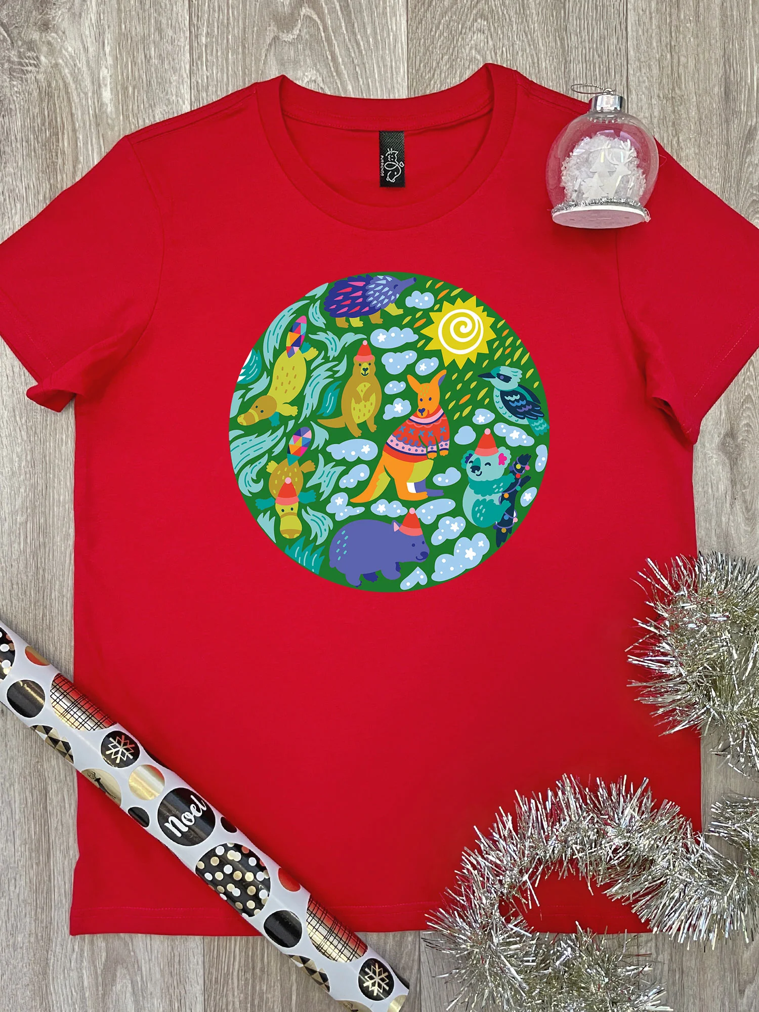 Christmas Wildlife Ava Women's Regular Fit Tee - Image 3