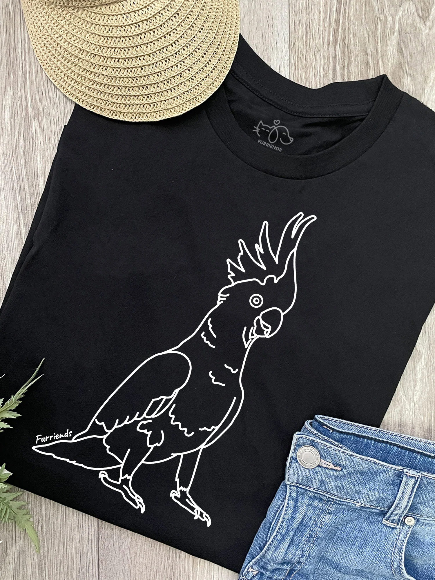 Sulphur-Crested Cockatoo Ava Women's Regular Fit Tee - Image 4